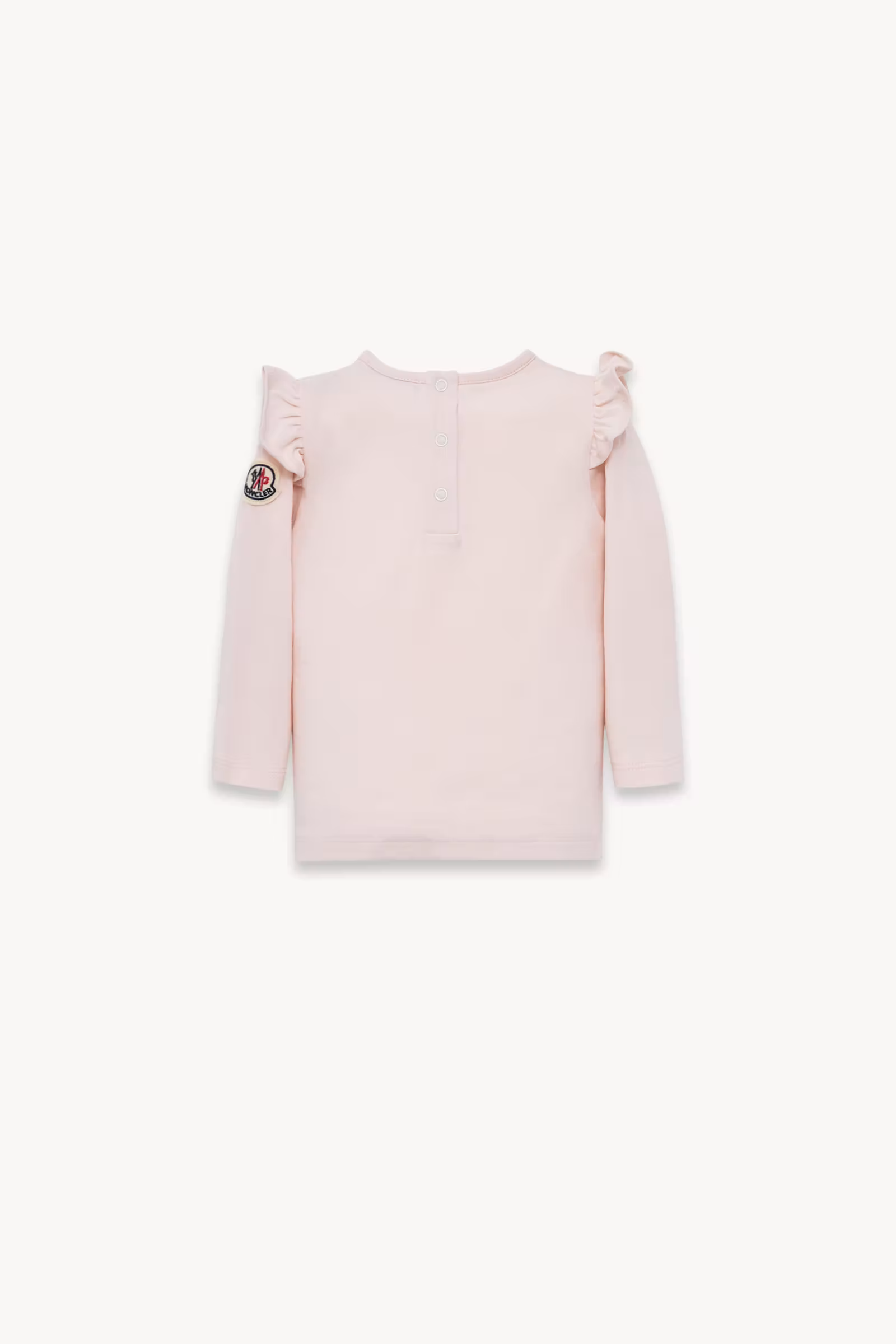 Teddy Bear Motif Long Sleeve Cotton T-Shirt