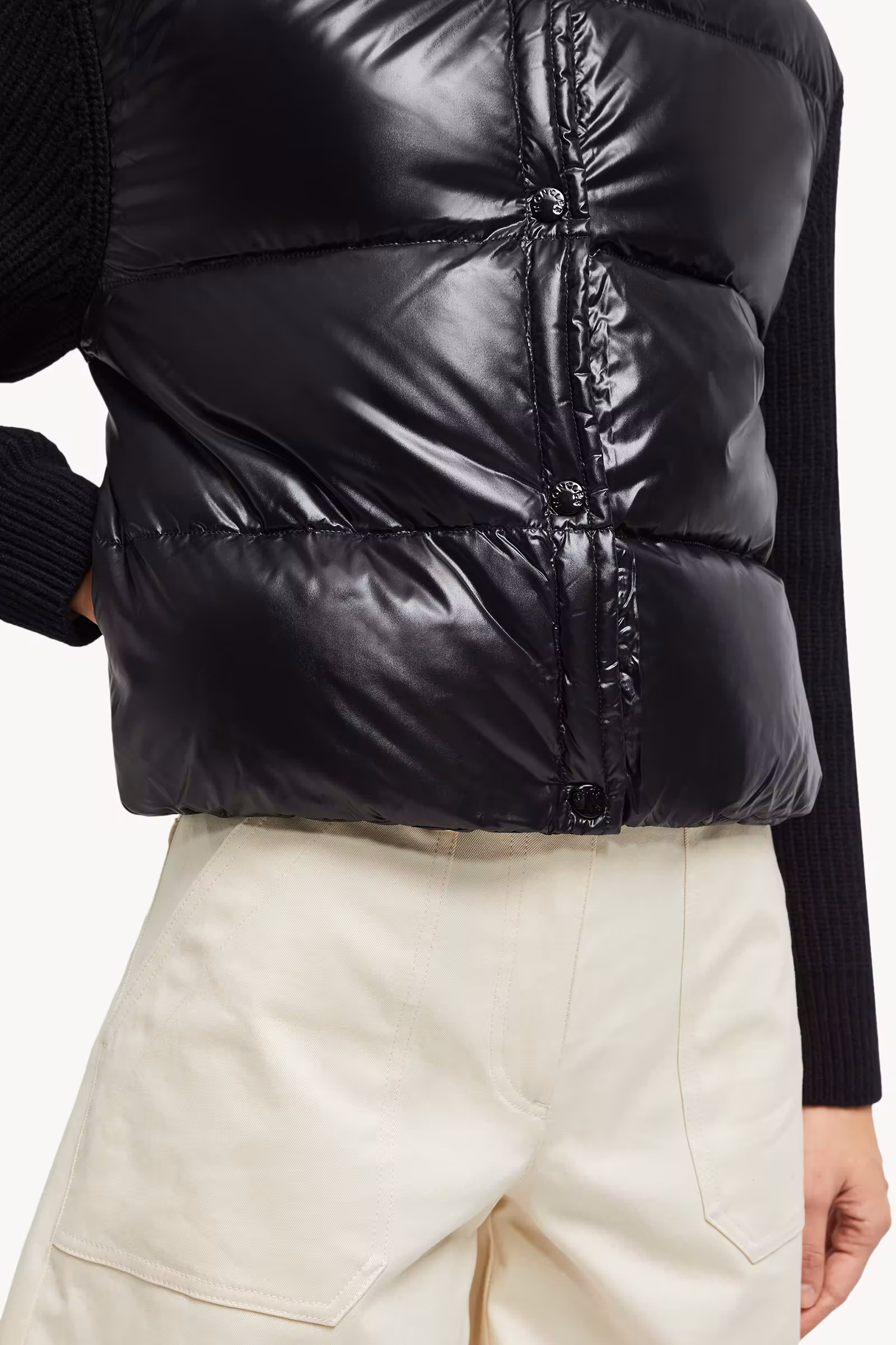 Padded Wool Cardigan