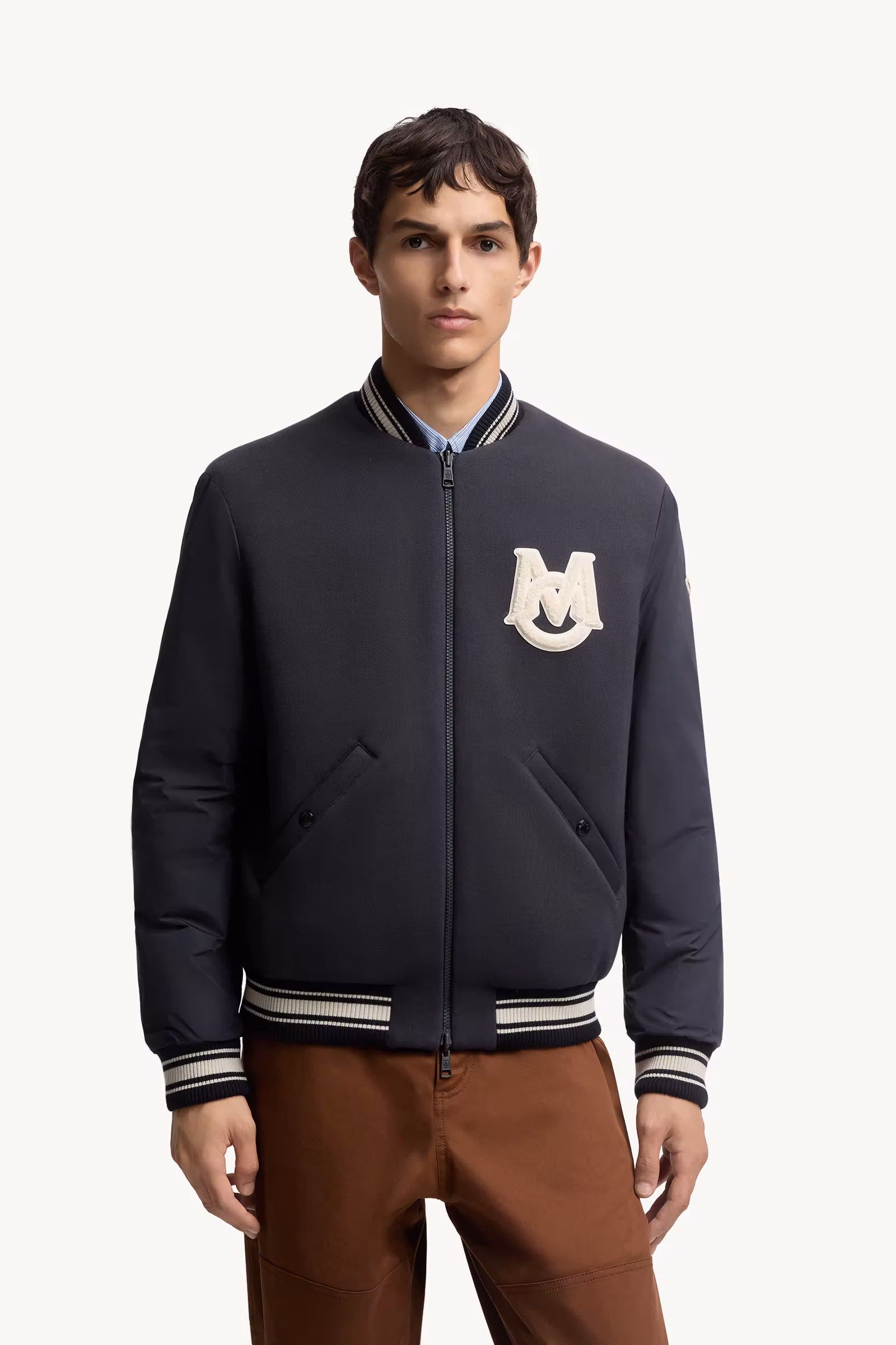 Vennes Reversible Down Bomber Jacket