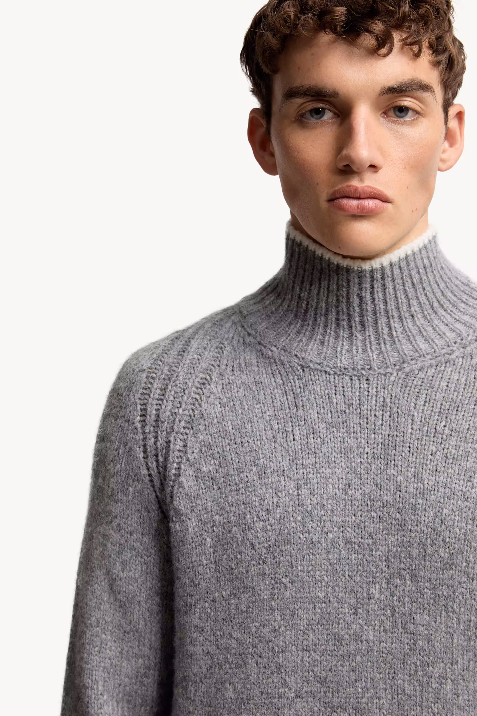 Alpaca & Wool Blend Turtleneck Sweater