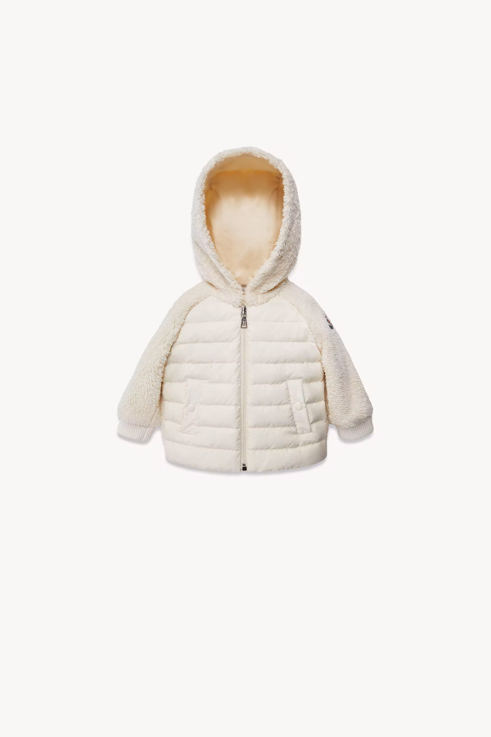 Padded Teddy Zip-Up Hoodie