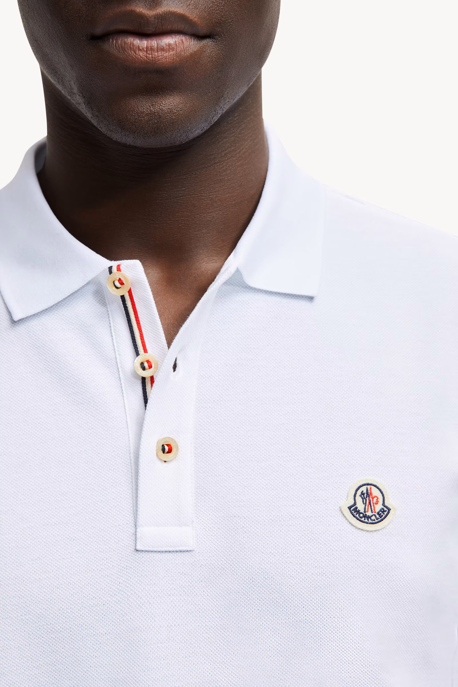 Logo Patch Cotton Polo Shirt