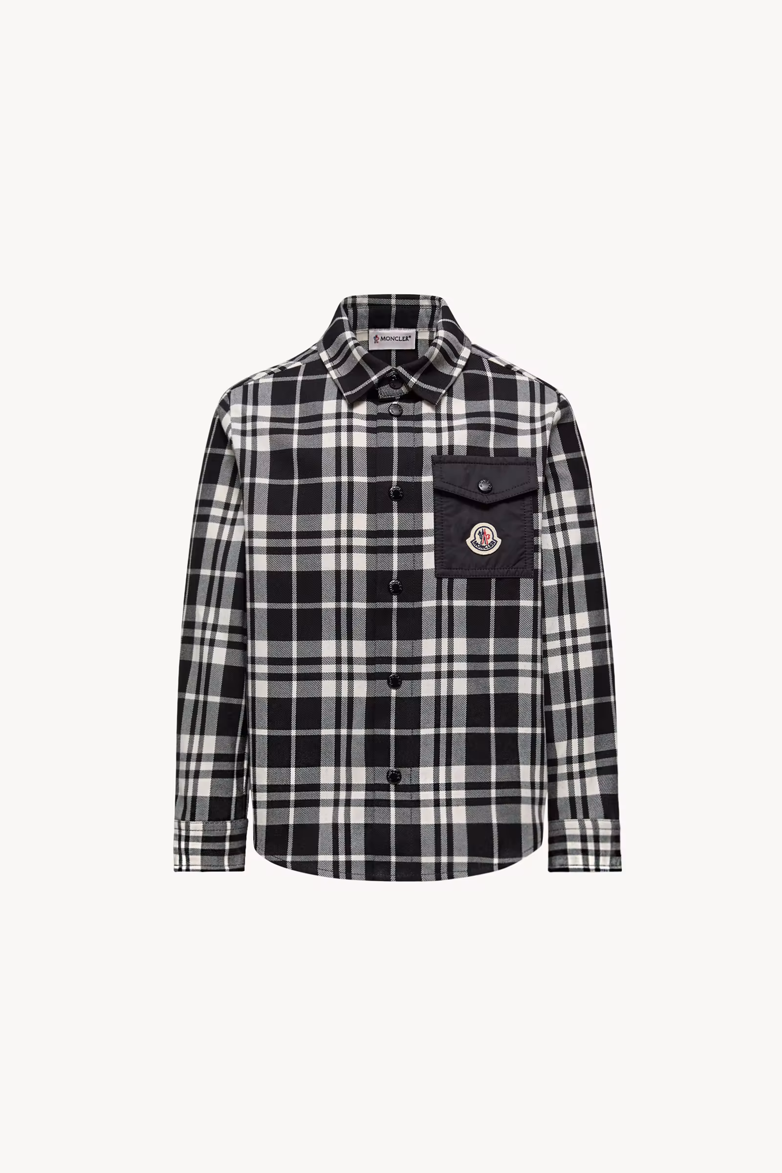 Checked Cotton Shirt with Pocket