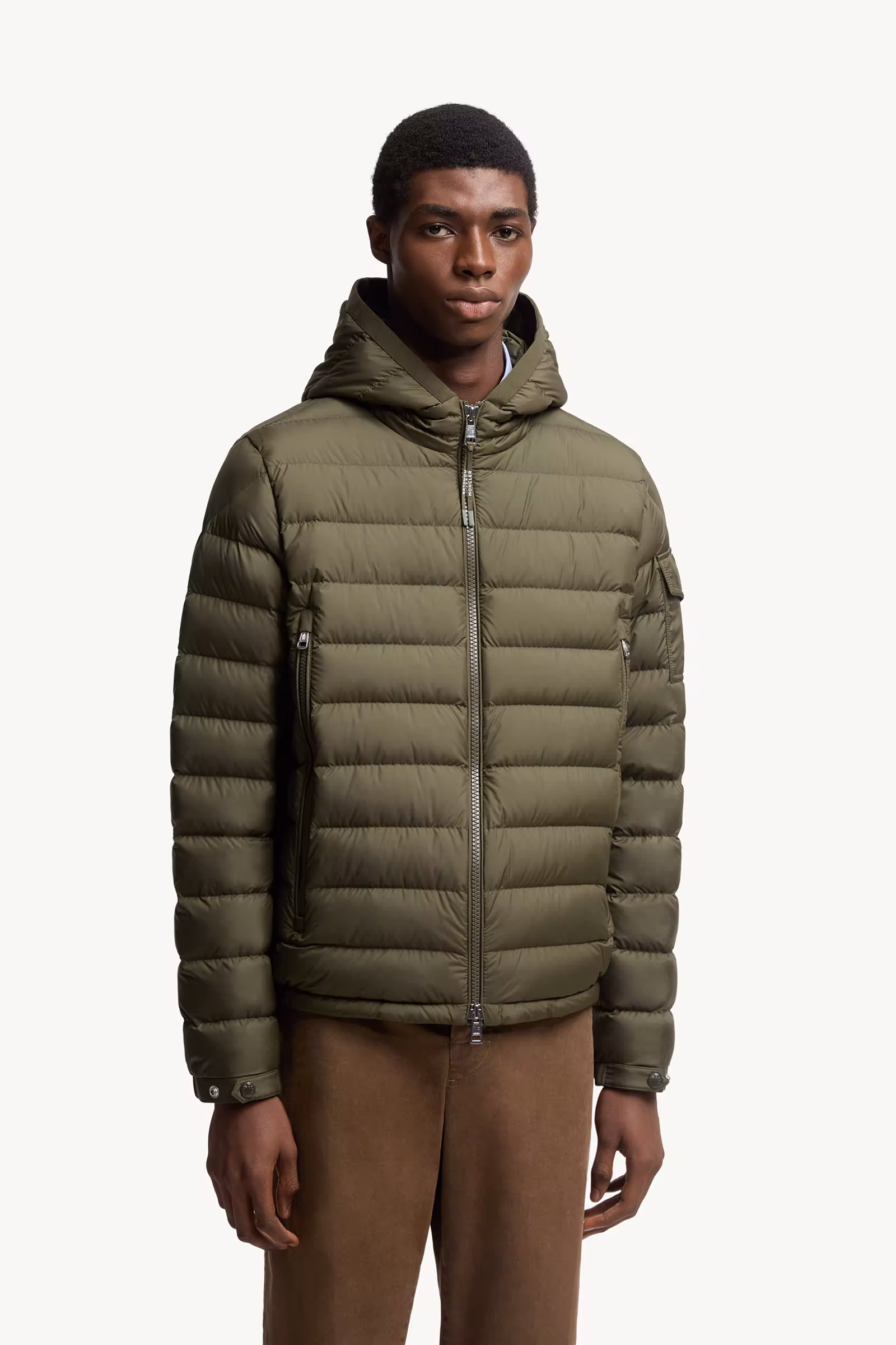 Galion Hooded Short Down Jacket
