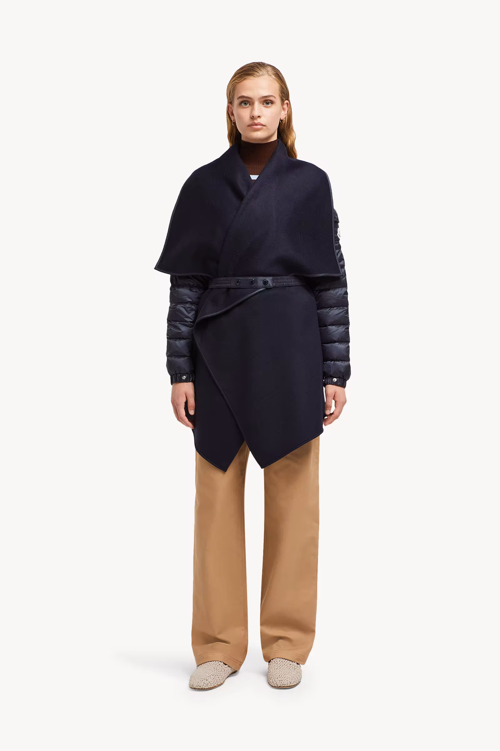 Padded Wool Felt Cape