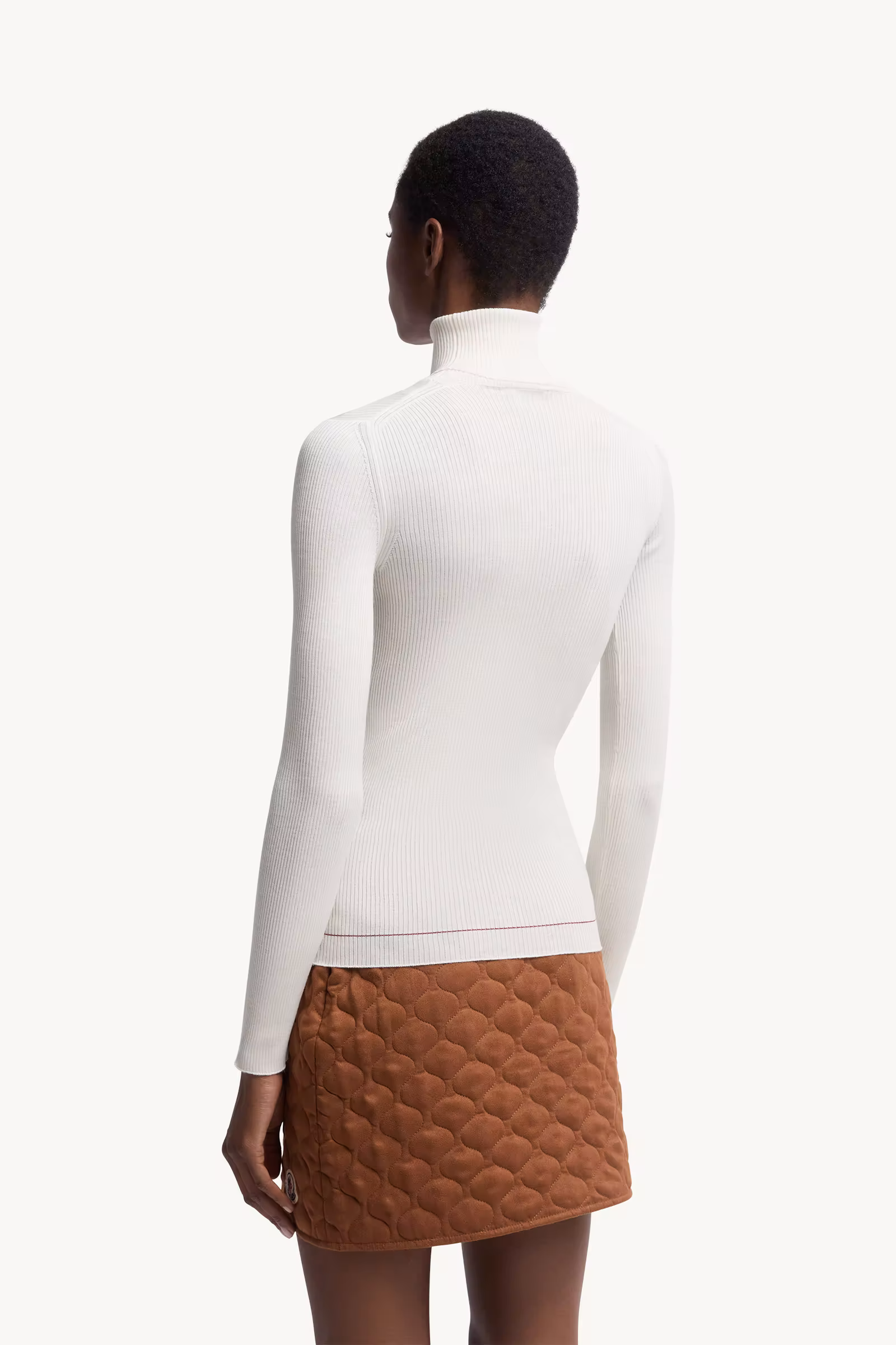 Logo Wool Turtleneck Sweater