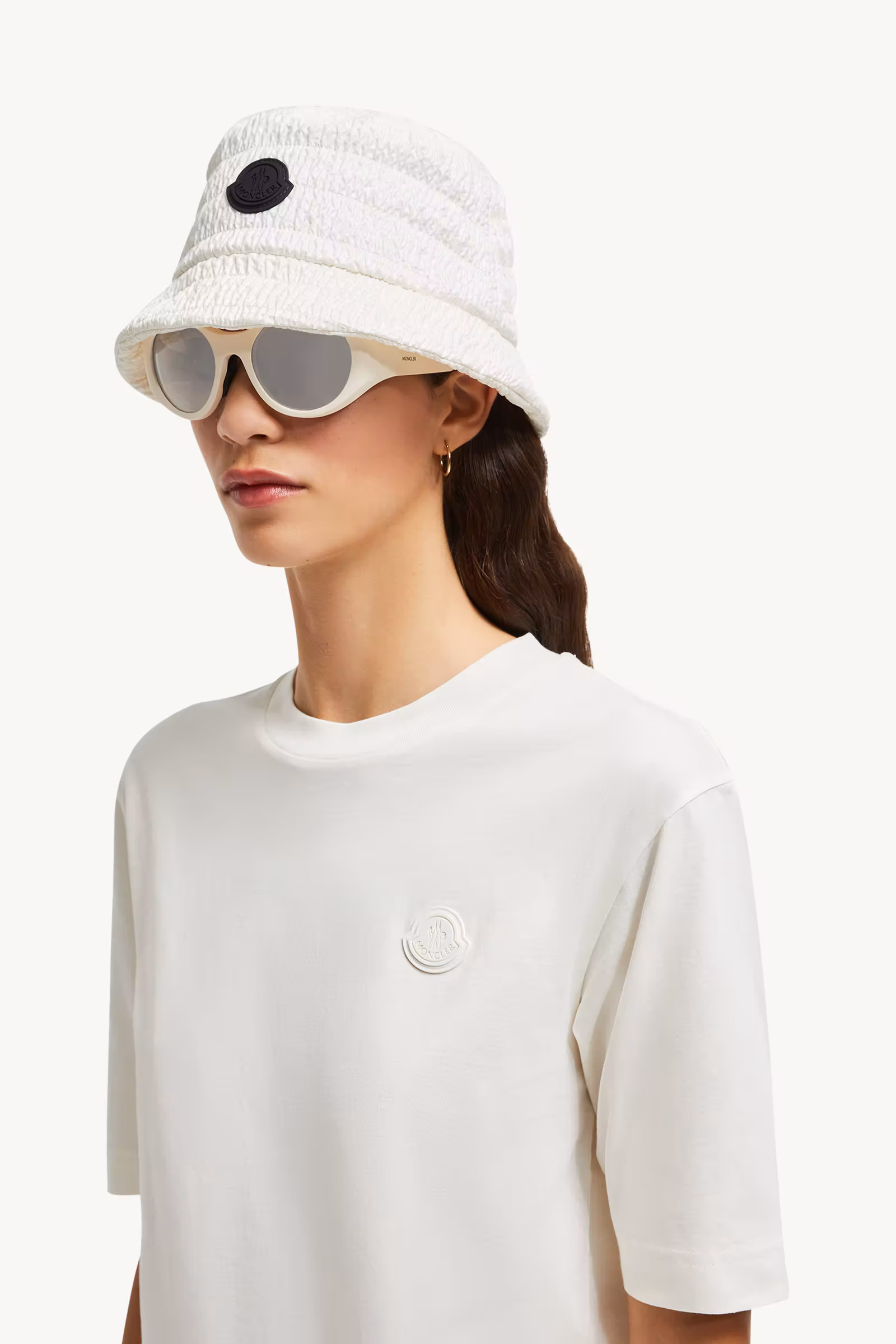 Silicone Logo Patch Cotton T-Shirt