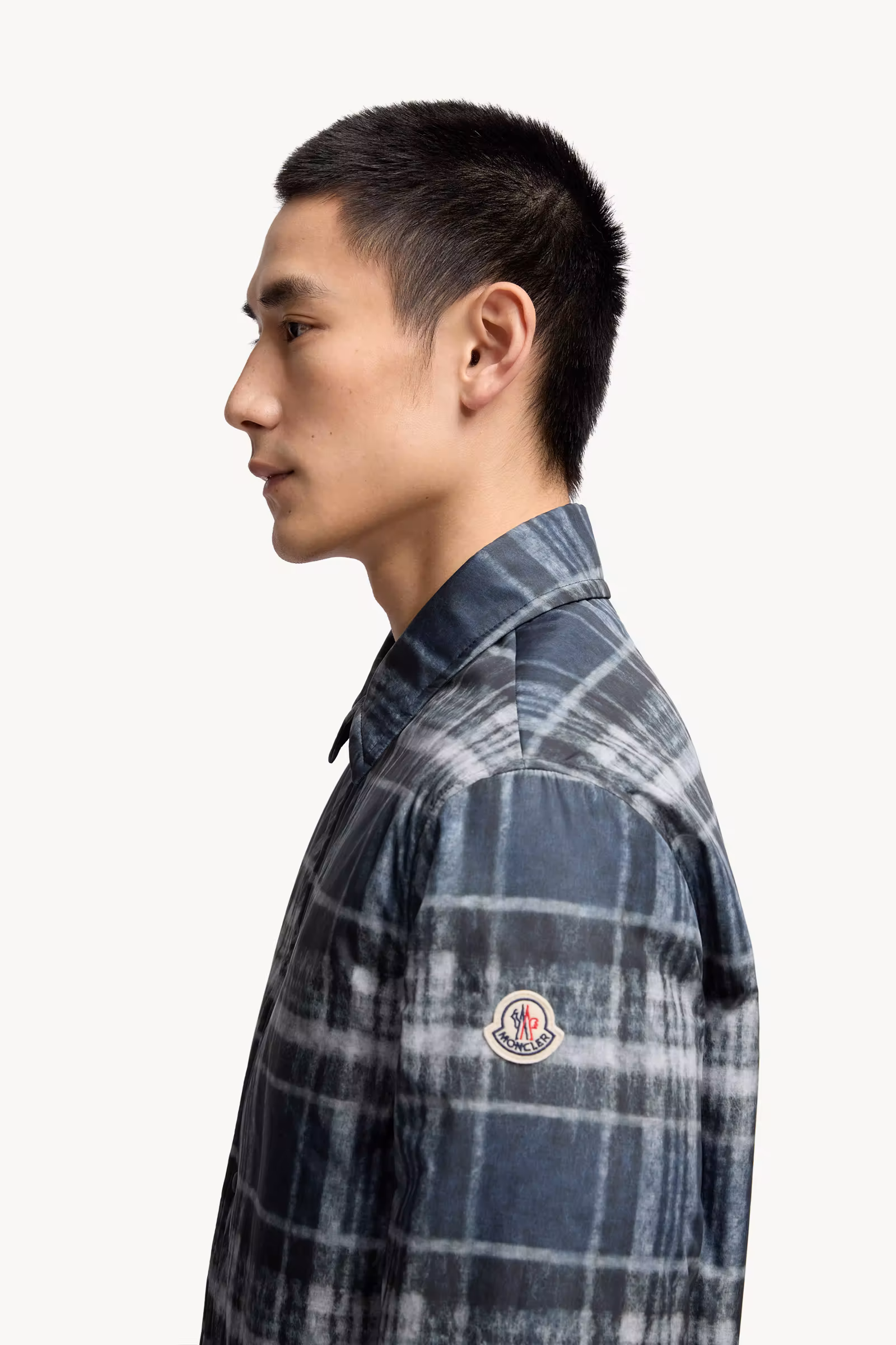 Check Padded Shirt Jacket