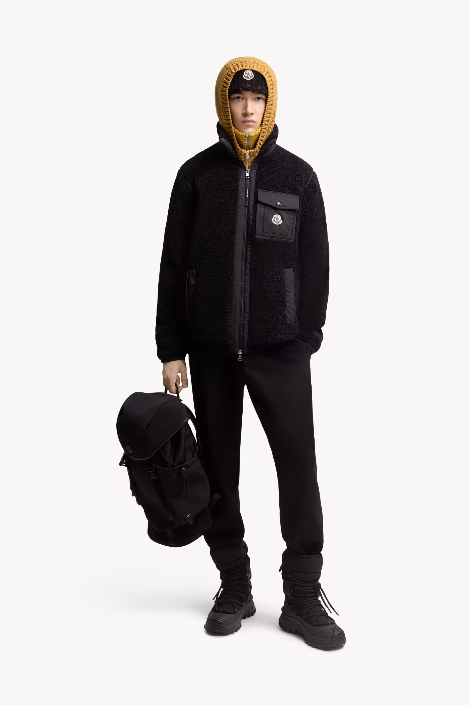 Teddy Zip-Up Sweatshirt with Pocket