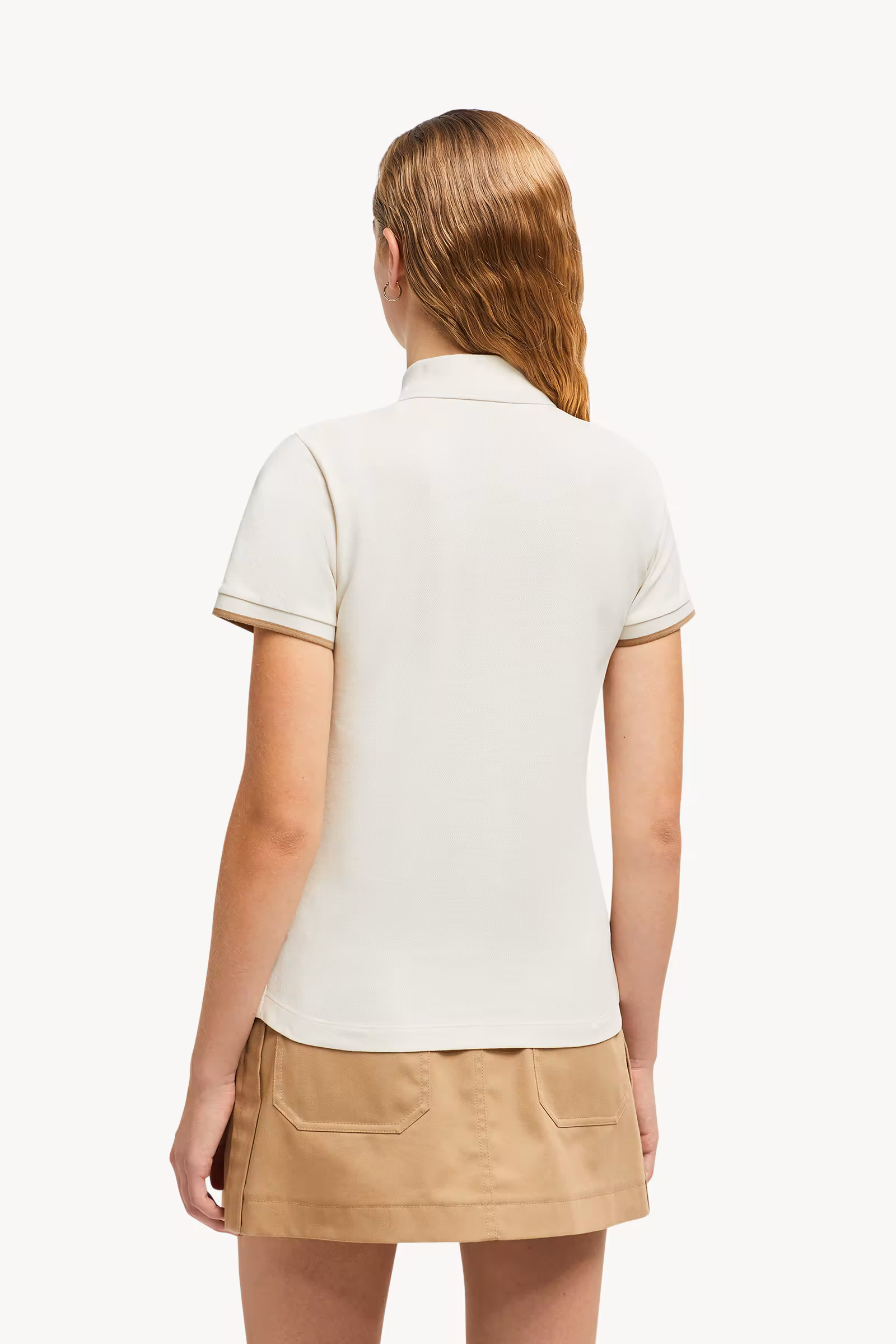 Logo Patch Cotton Piquet Polo Shirt