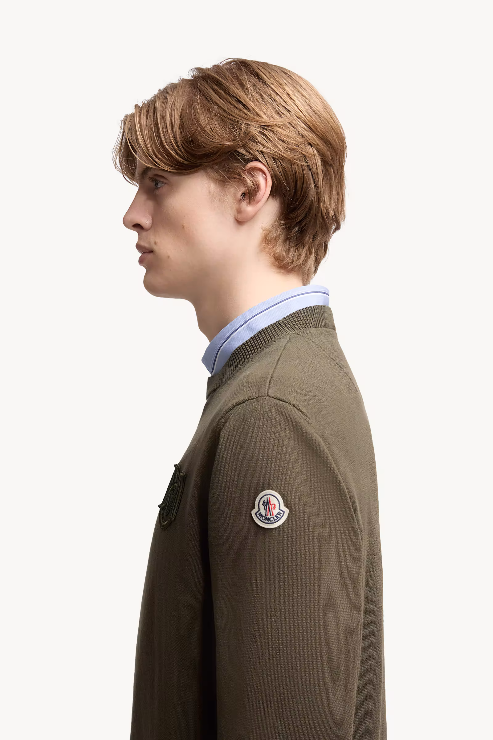 Embroidered Monogram Cotton Sweater