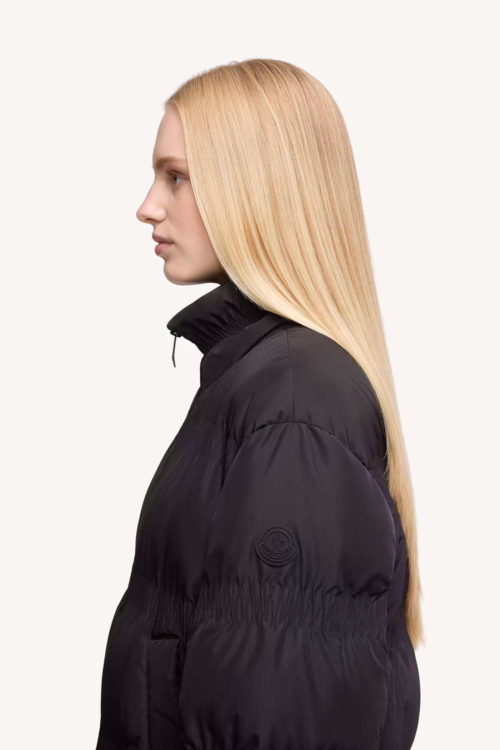 Ravignan Gather-Quilted Short Down Jacket