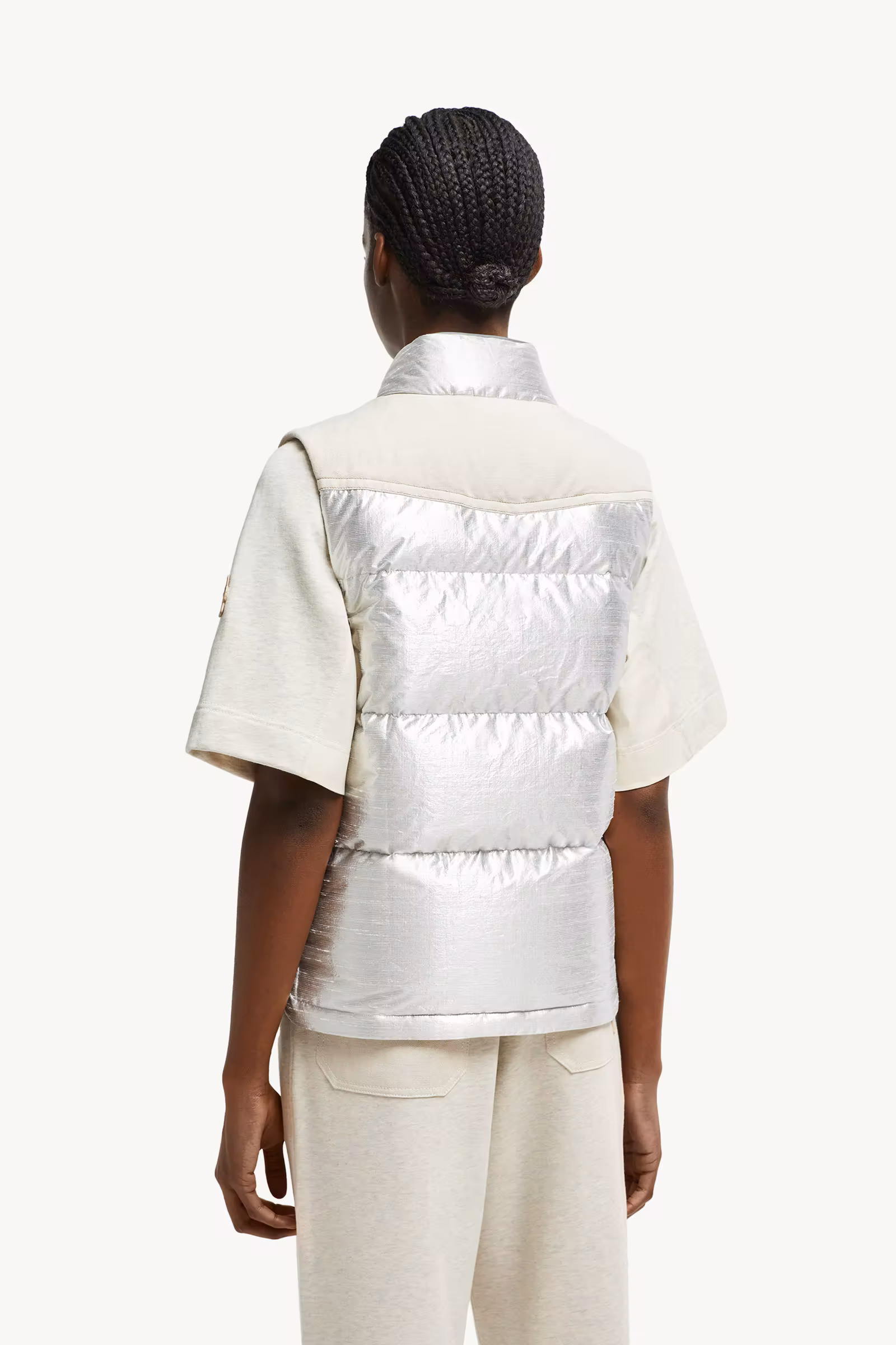 Pinchot Lamé Down Vest