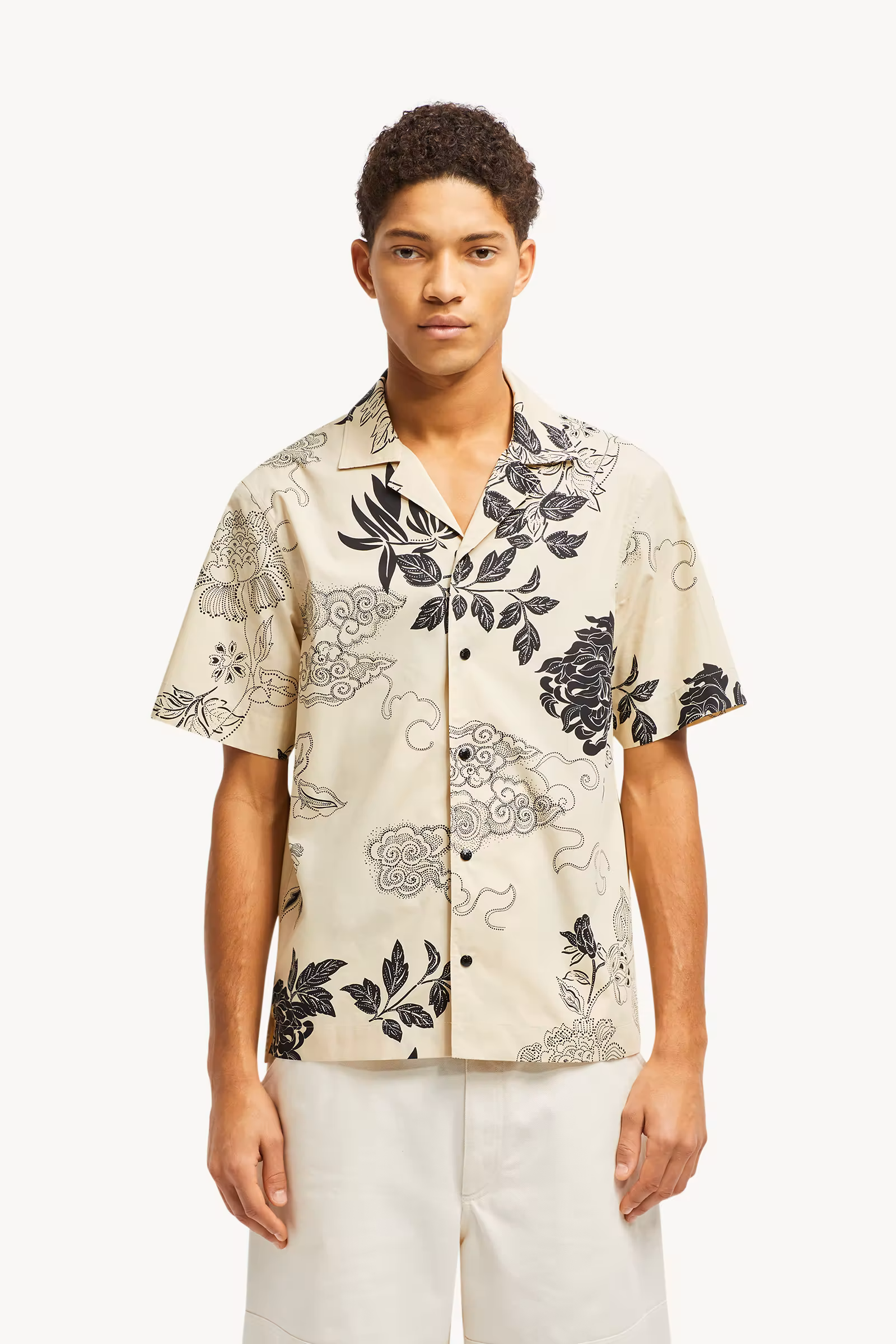 Floral Print Cotton Shirt