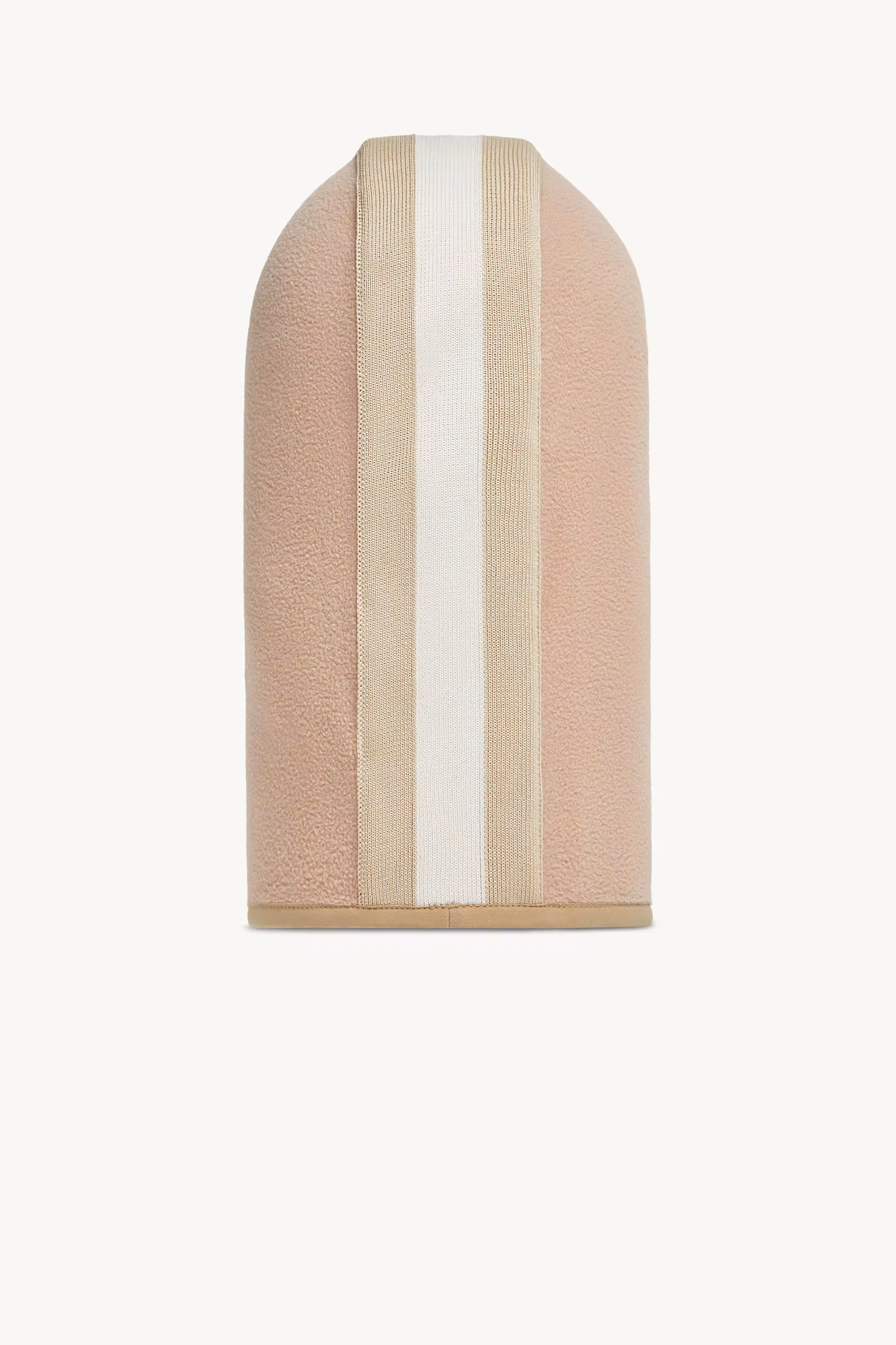 Striped Trim Fleece Balaclava