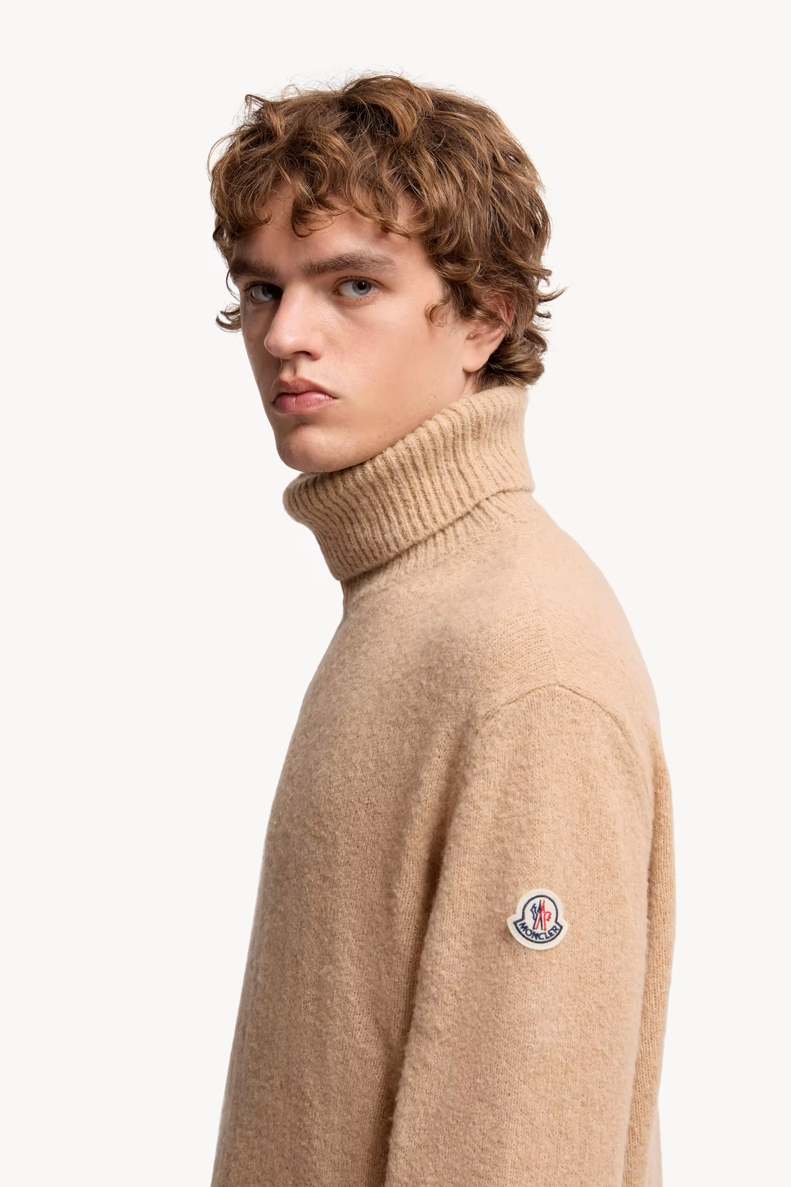 Wool Blend Turtleneck Sweater