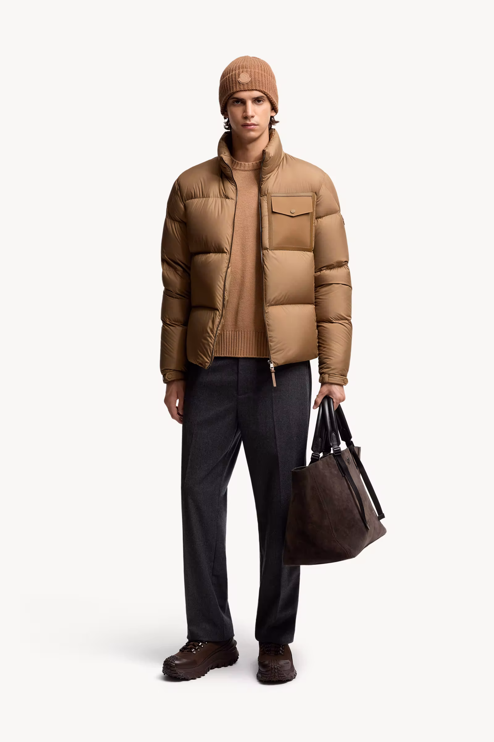 Wool Flannel Tailored Pants