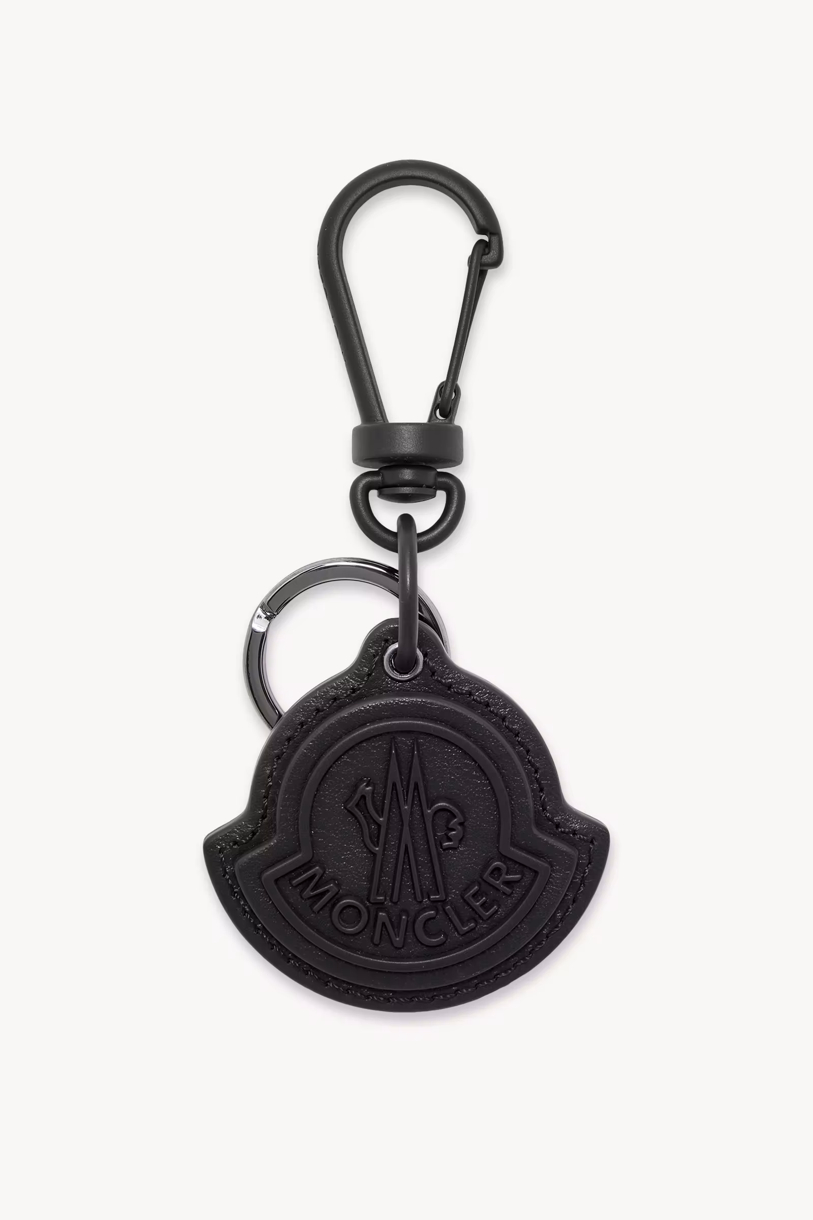 Logo Leather Key Ring