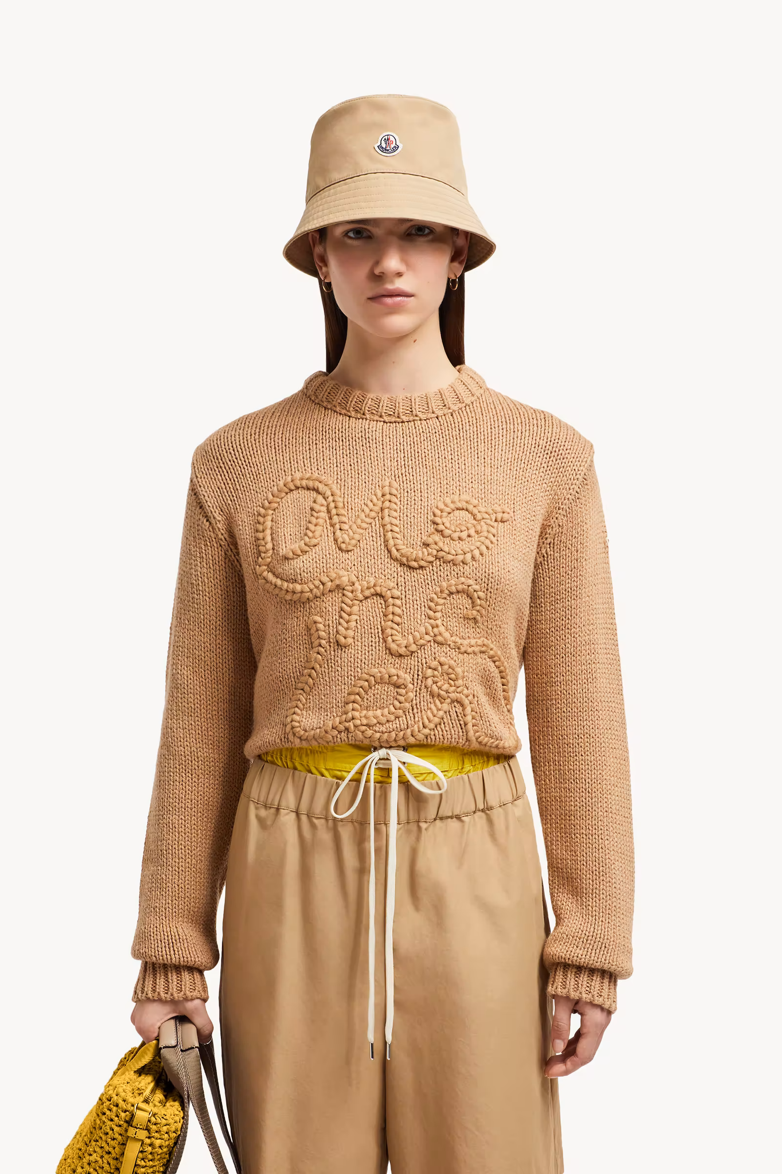 Embroidered Logo Cotton Sweater