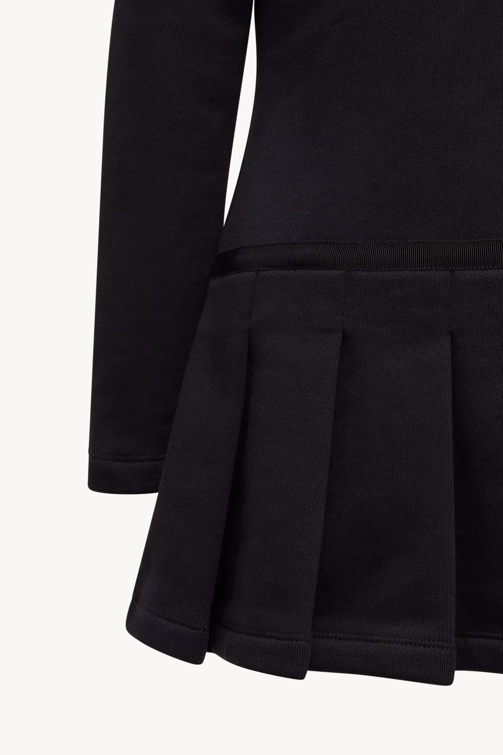 Teddy Logo Pleated Cotton Dress