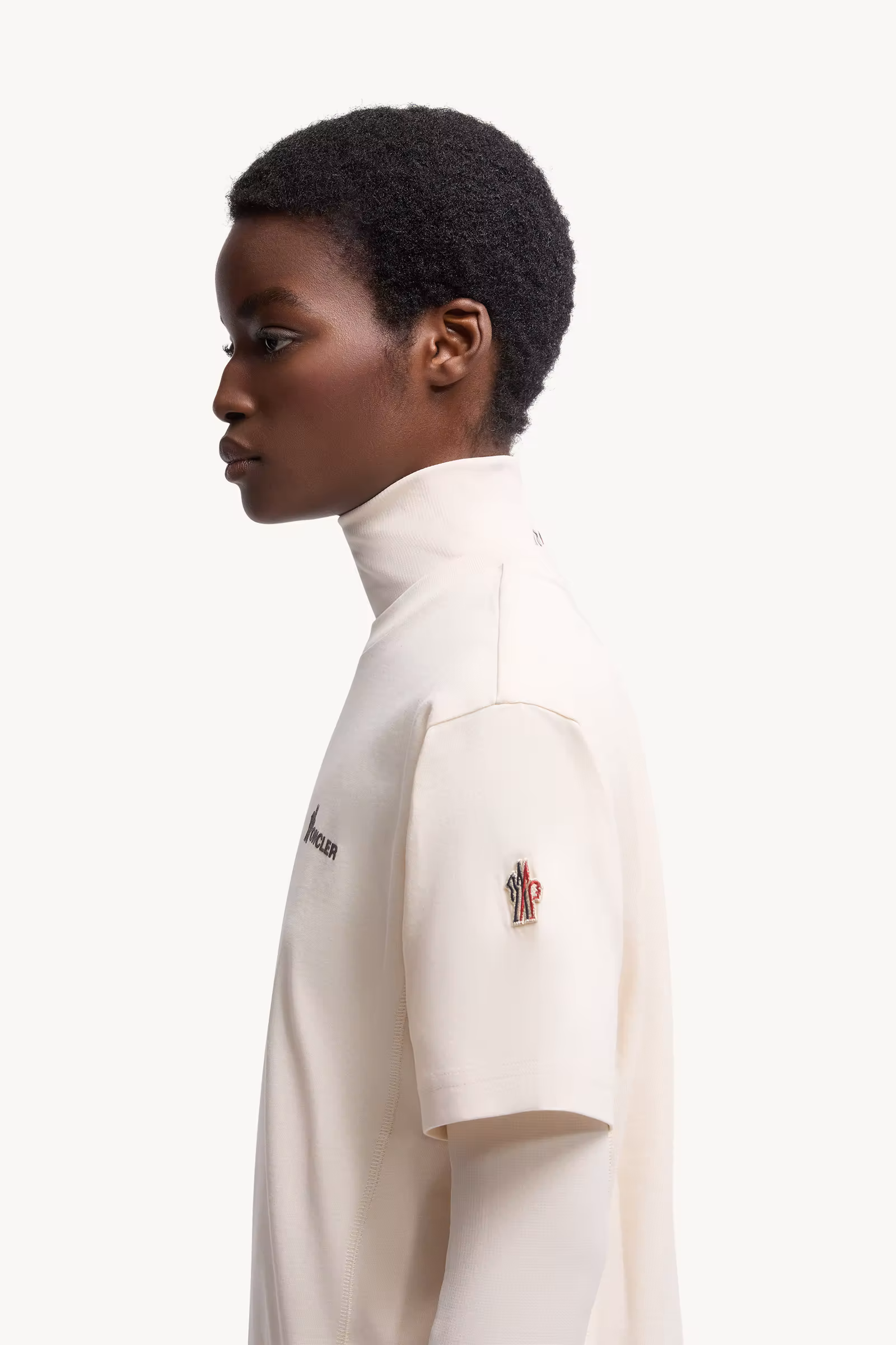 Embossed Logo Cotton T-Shirt