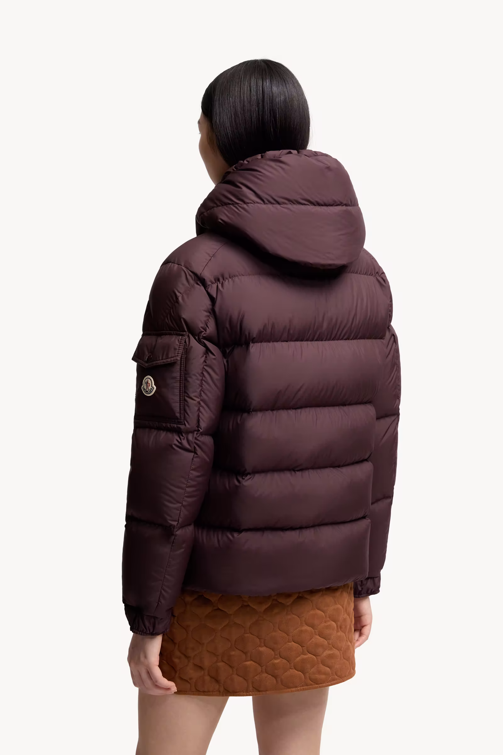 Moncler Maya 70 Hooded Short Down Jacket