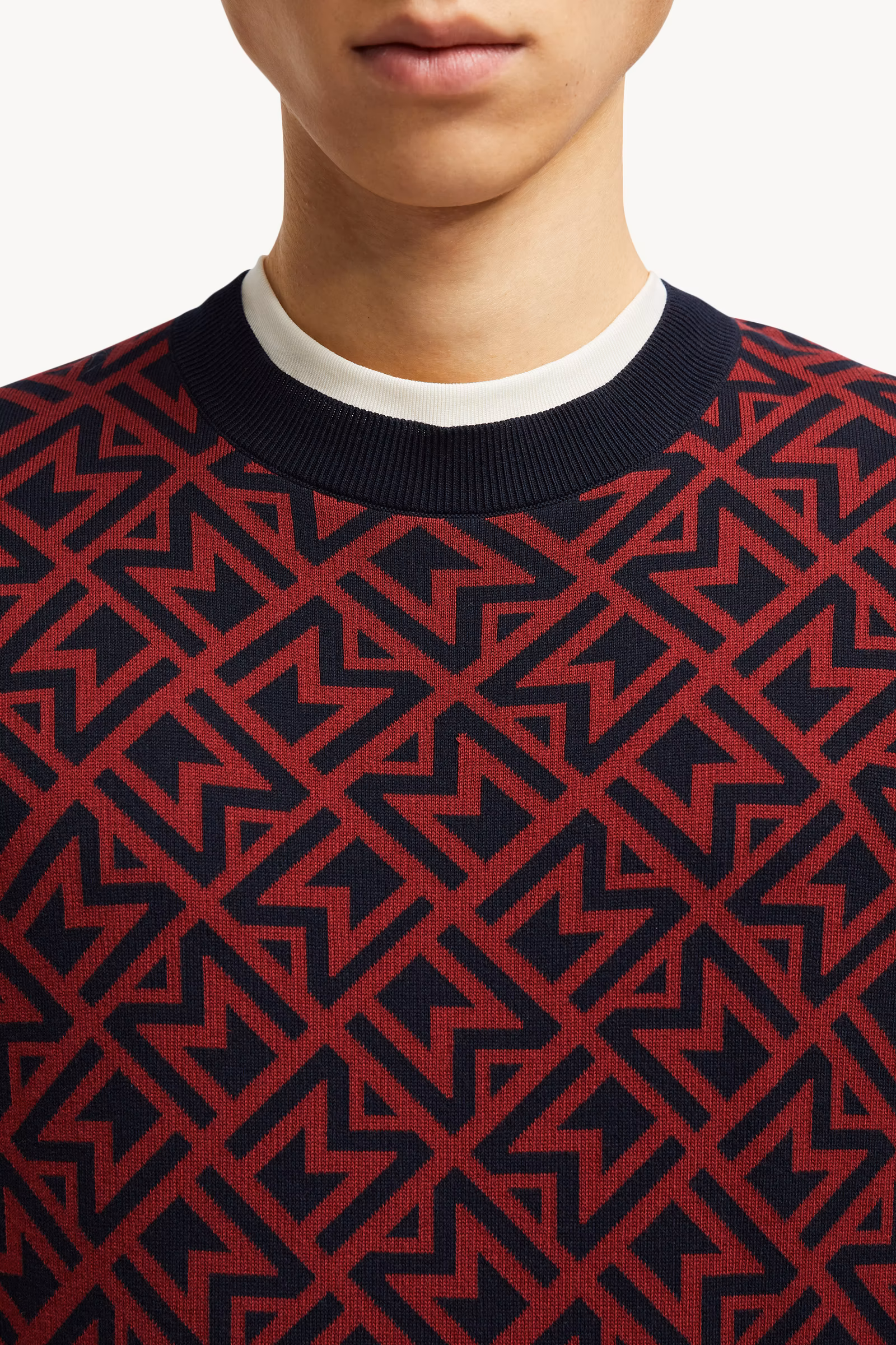 Monogram Cotton Jacquard Sweater
