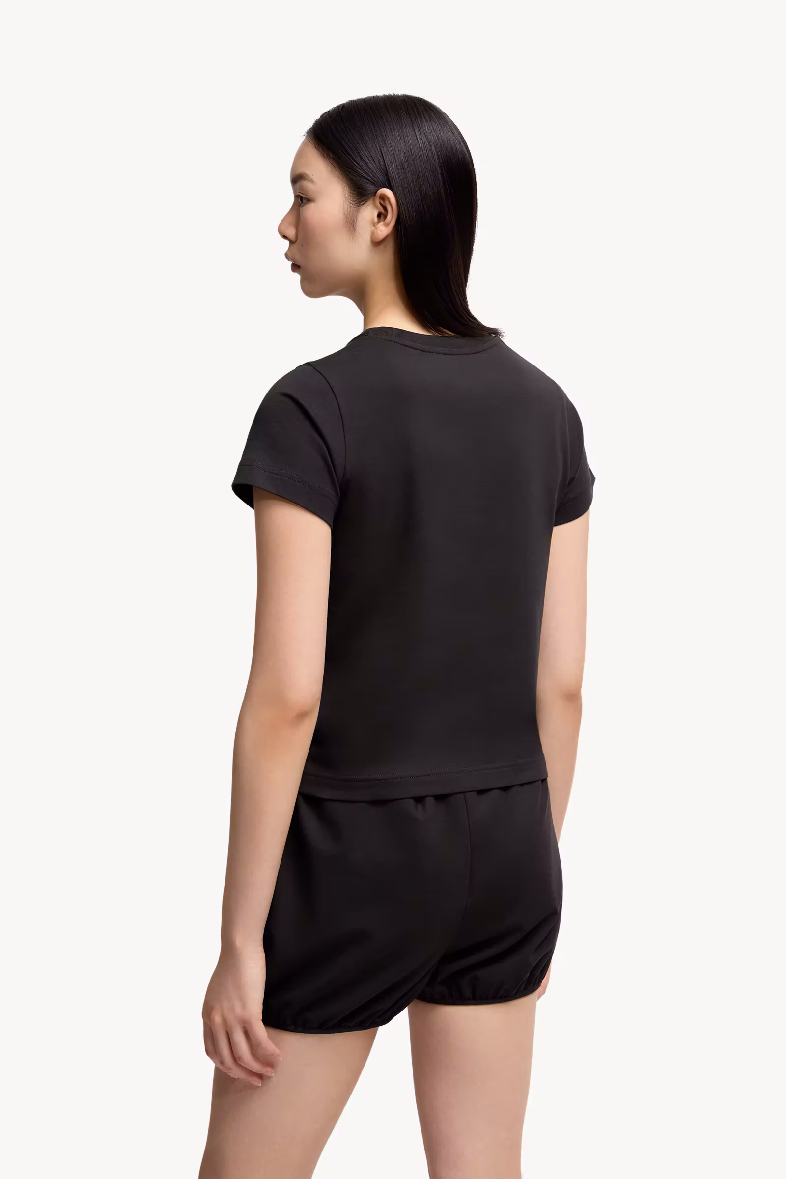 Embroidered Heart Logo Cotton T-Shirt