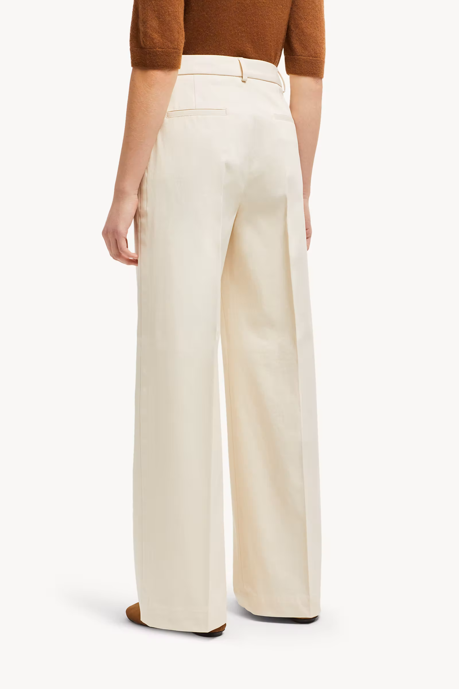 Tailored Cotton Gabardine Pants