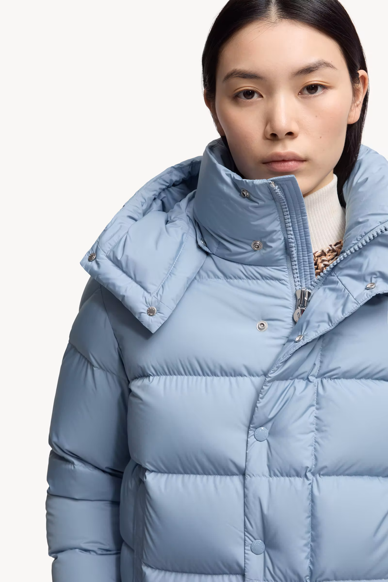 Moncler Maya 70 Hooded Short Down Jacket