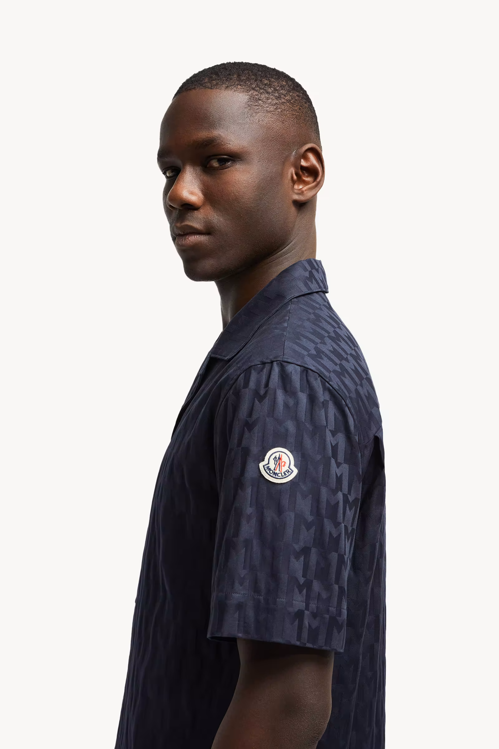 Monogram Jacquard Cotton Shirt