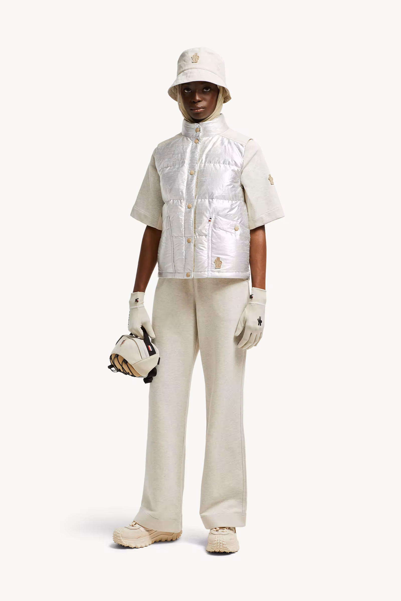 Pinchot Lamé Down Vest