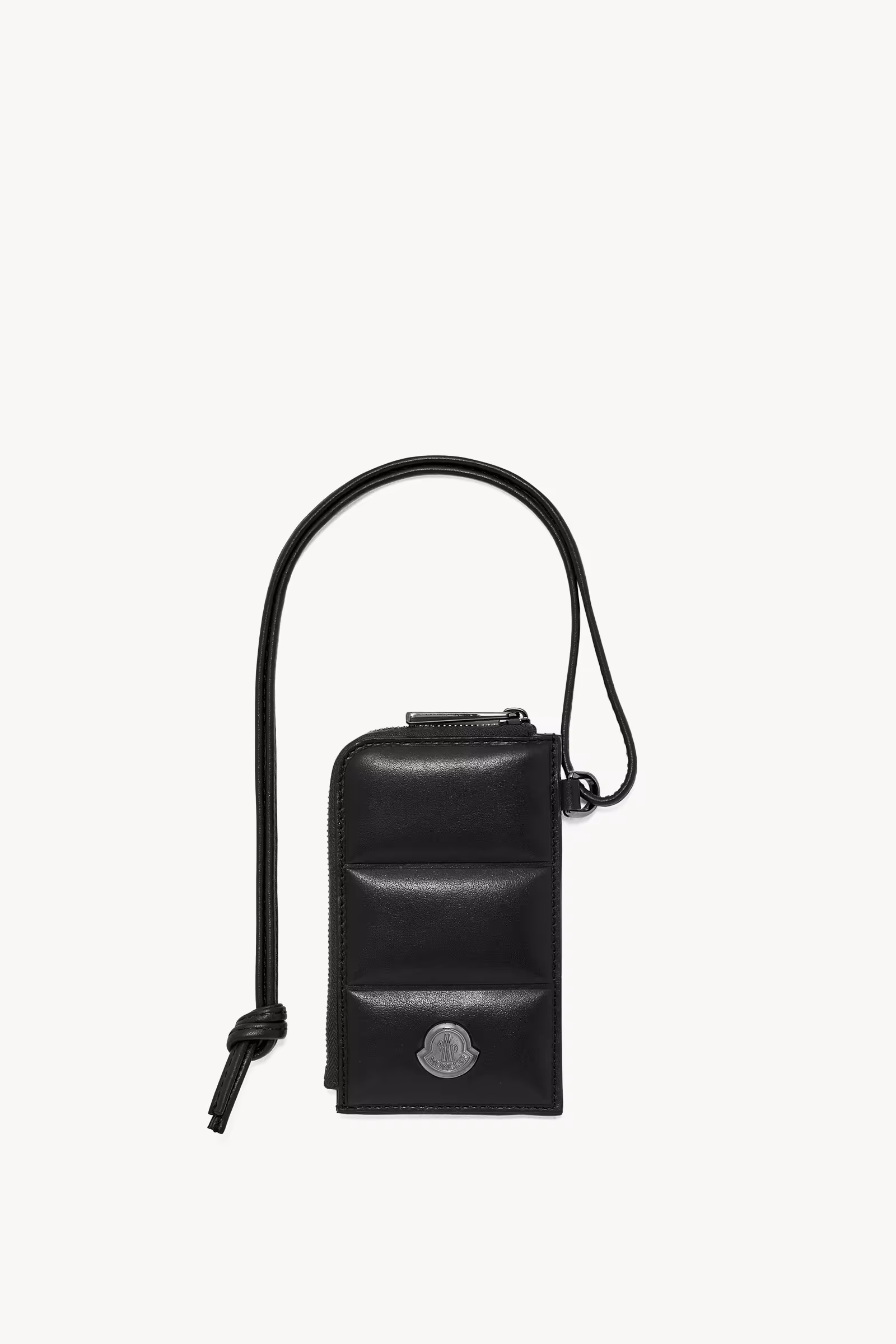 Doudoune Quilted Leather Card Holder