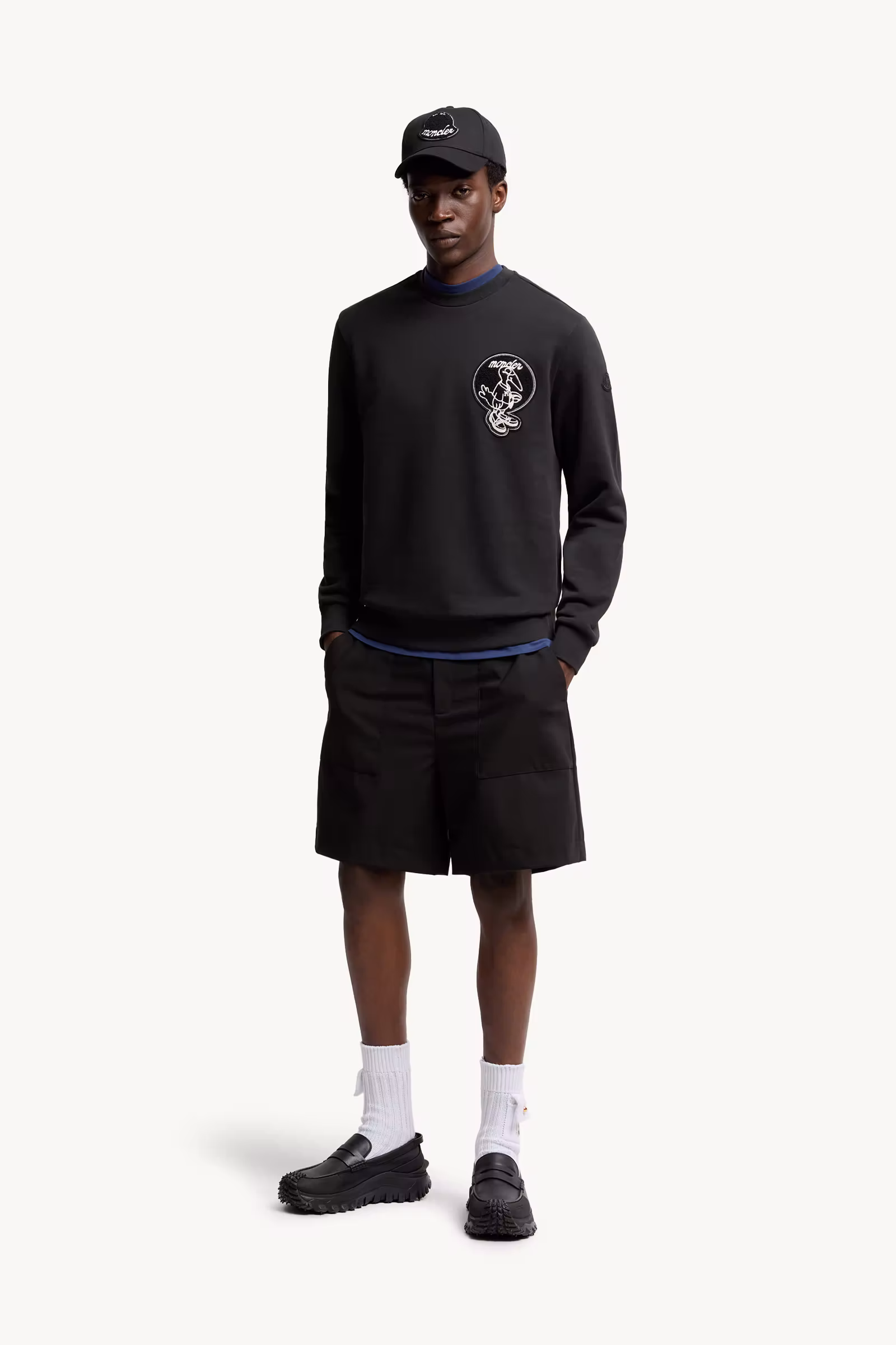 Mascot Patch Cotton Sweatshirt