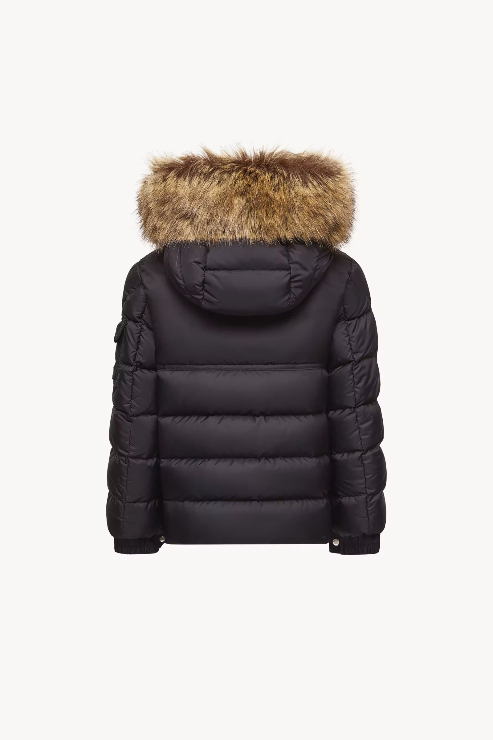 New Byronf Hooded Faux Fur-Trimmed Down Jacket