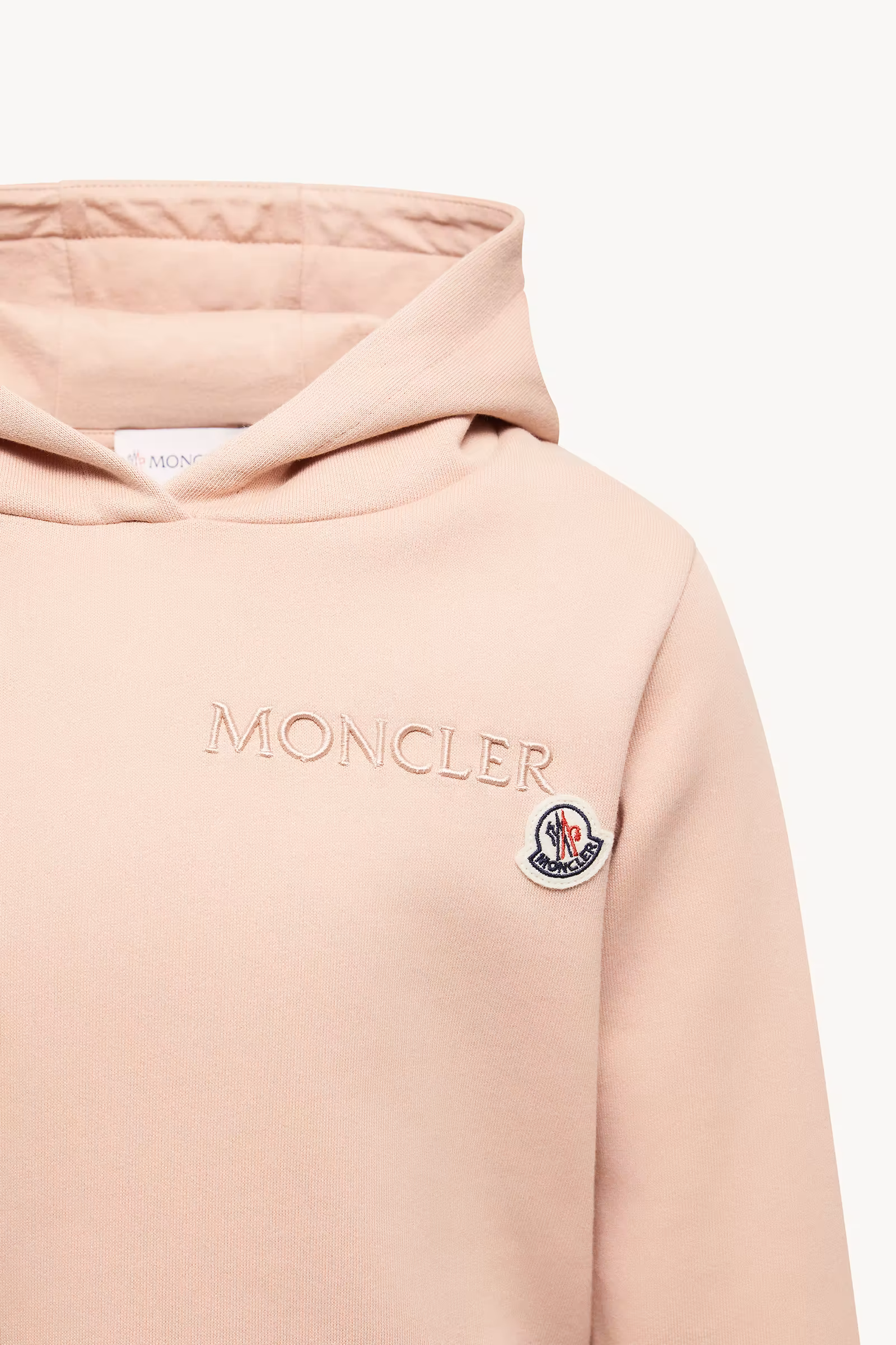Embroidered Logo Cotton Hoodie