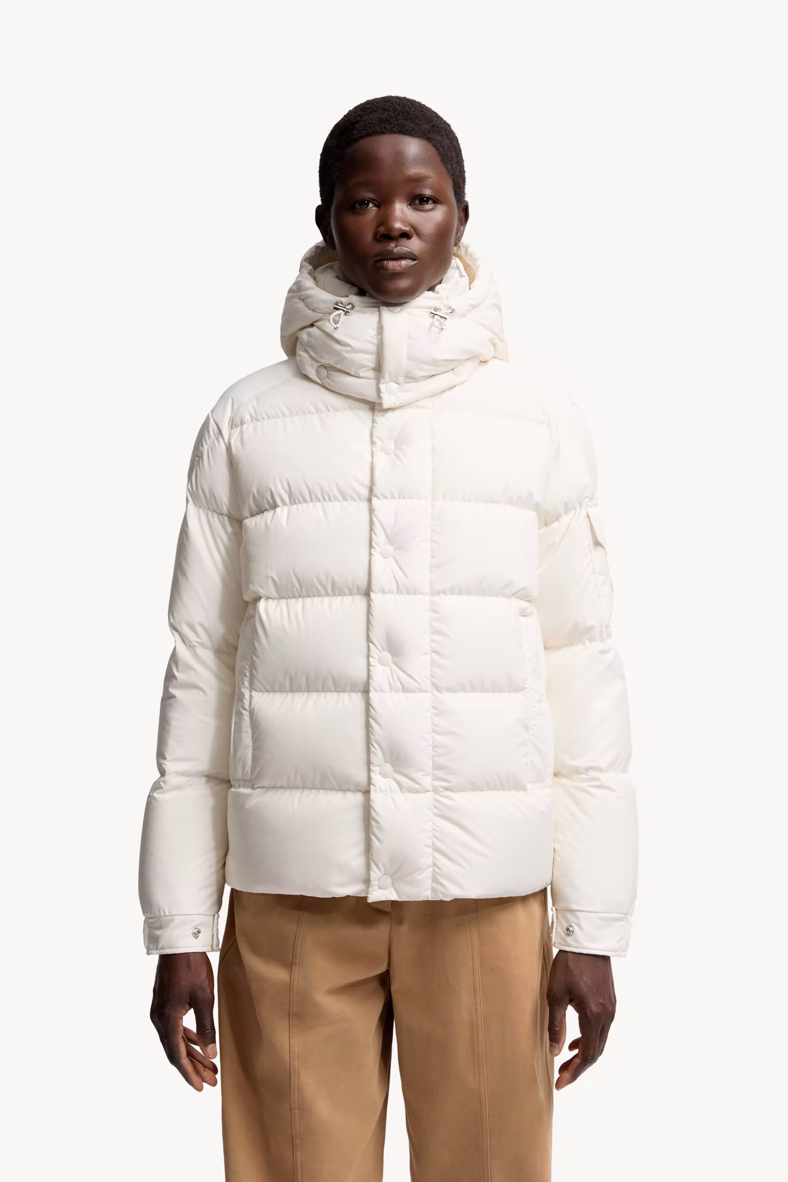 Moncler Maya 70 Hooded Short Down Jacket