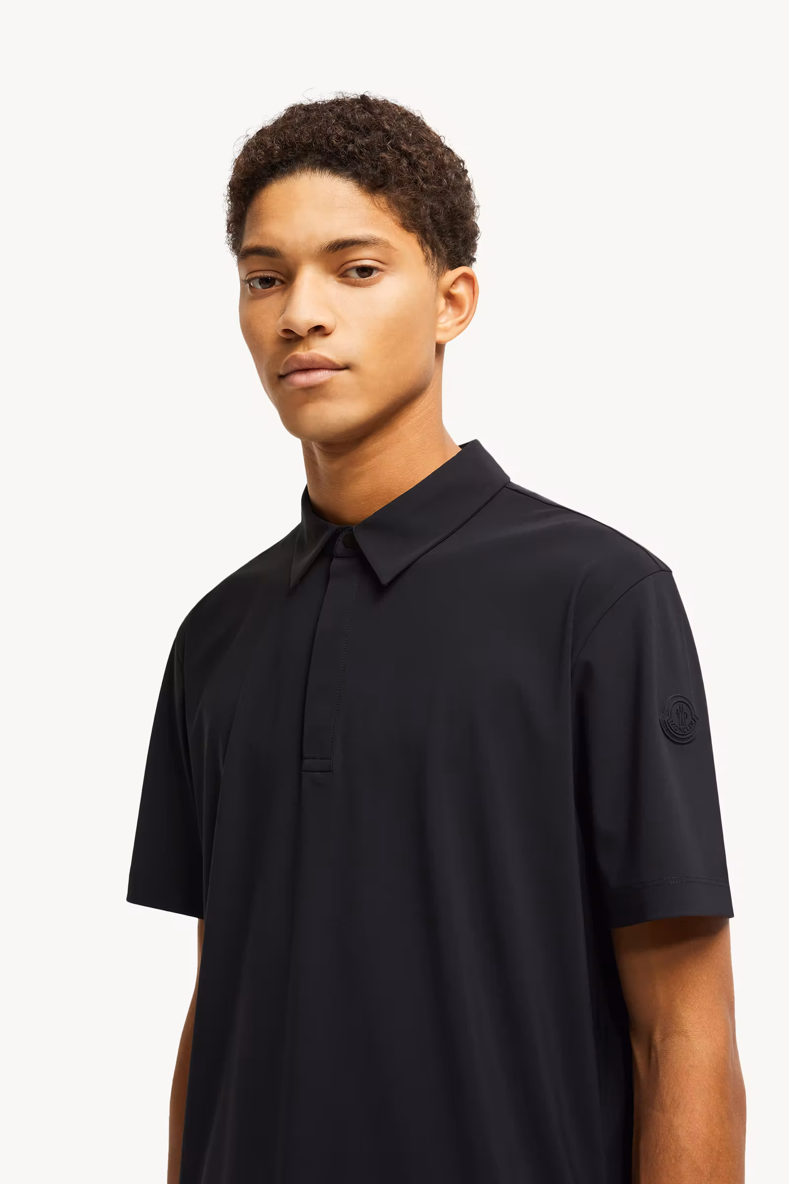 Logo Patch Polo Shirt