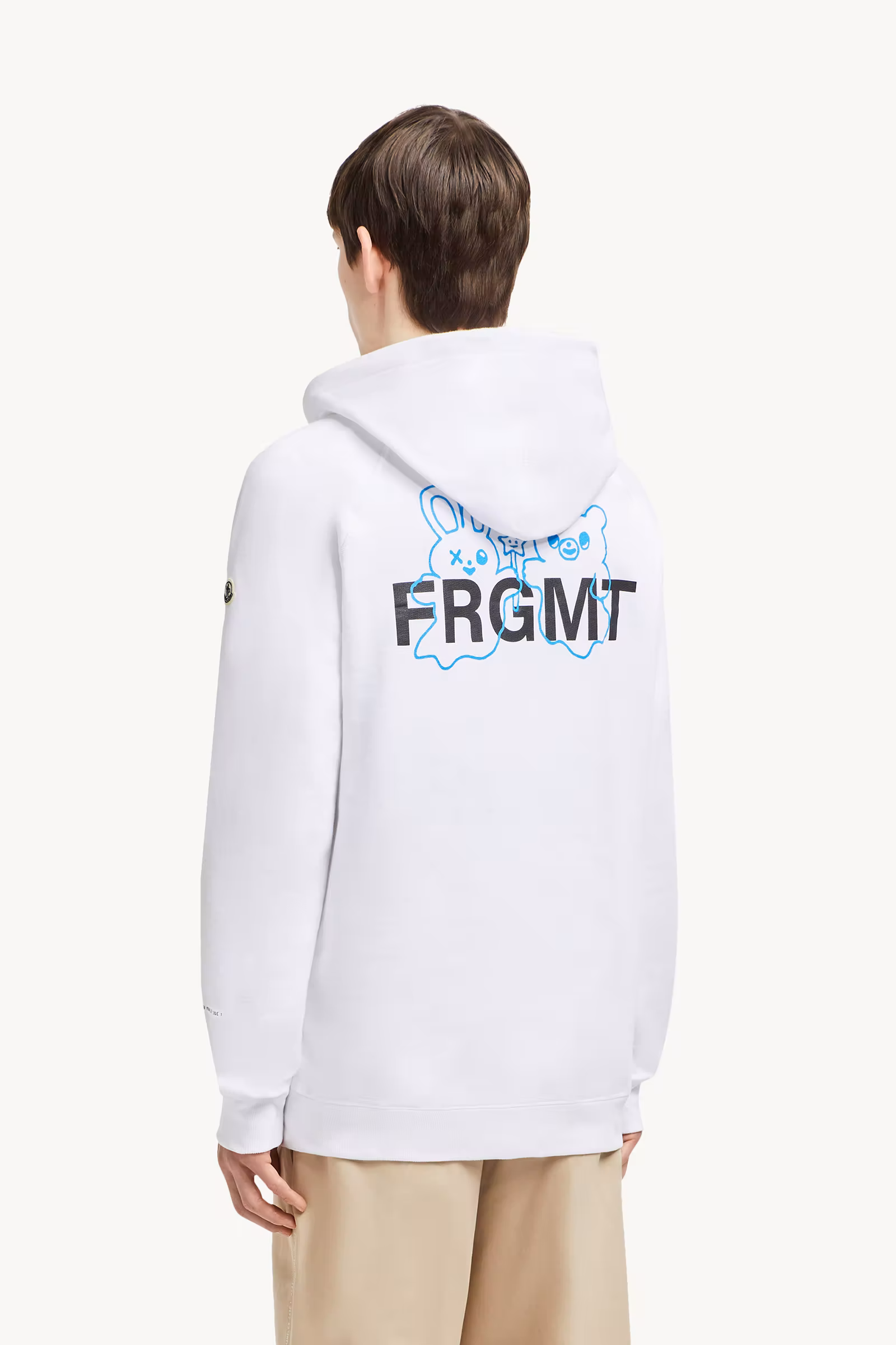 Moncler x FRGMT Cartoon Logo Cotton Hoodie