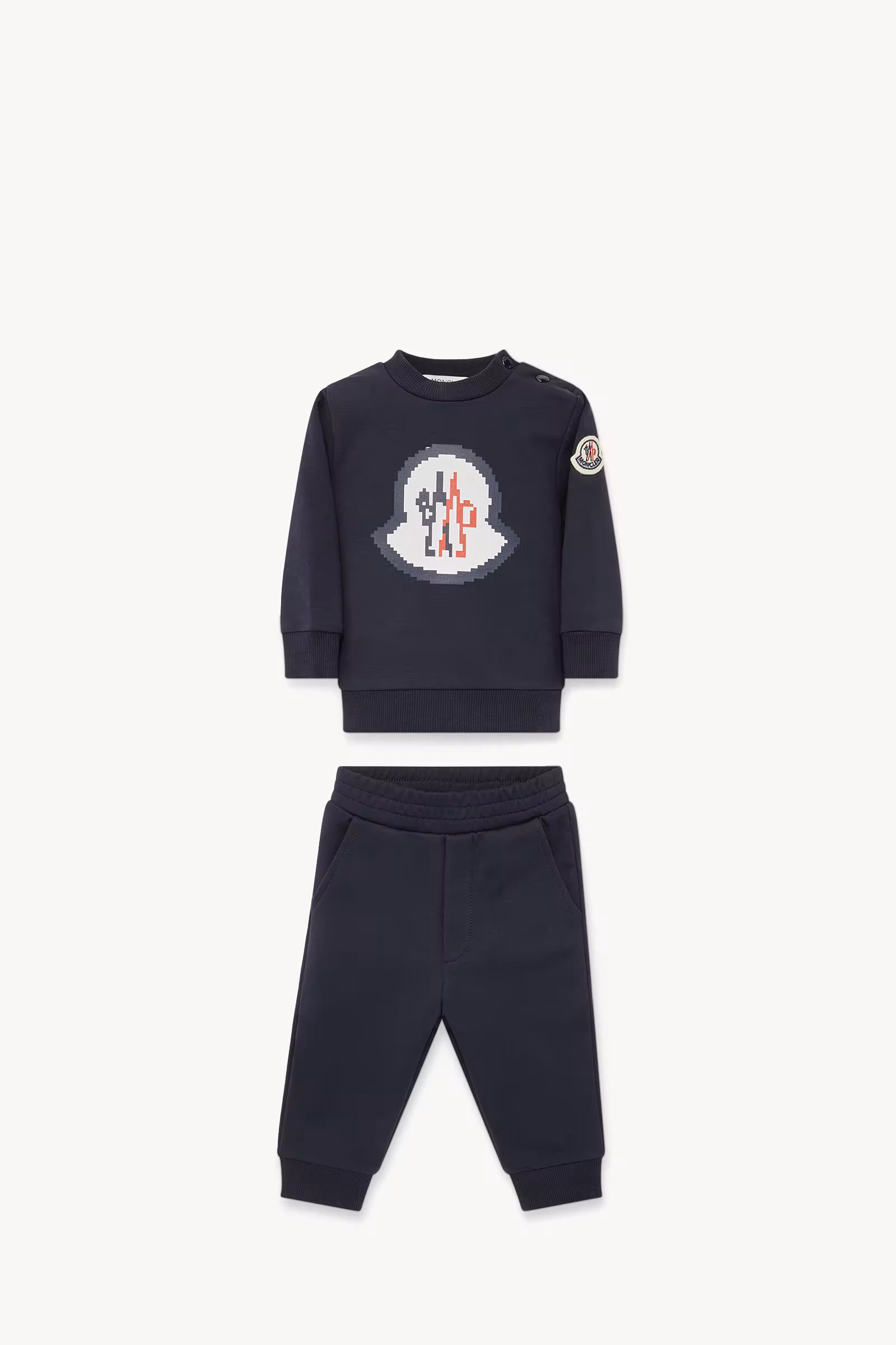Pixel Logo Cotton Sweatsuit Set