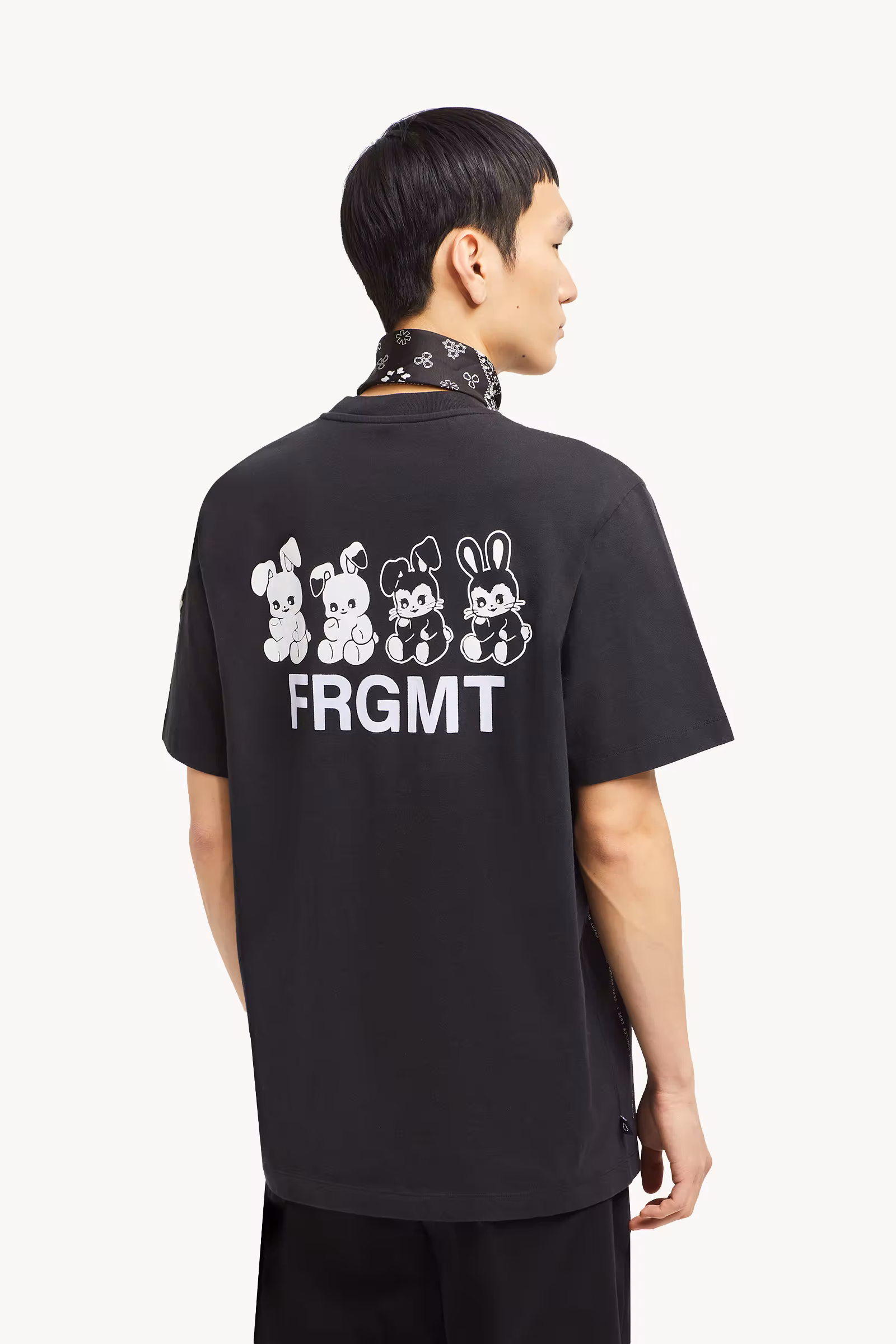 Moncler x FRGMT Cartoon Logo Cotton T-Shirt