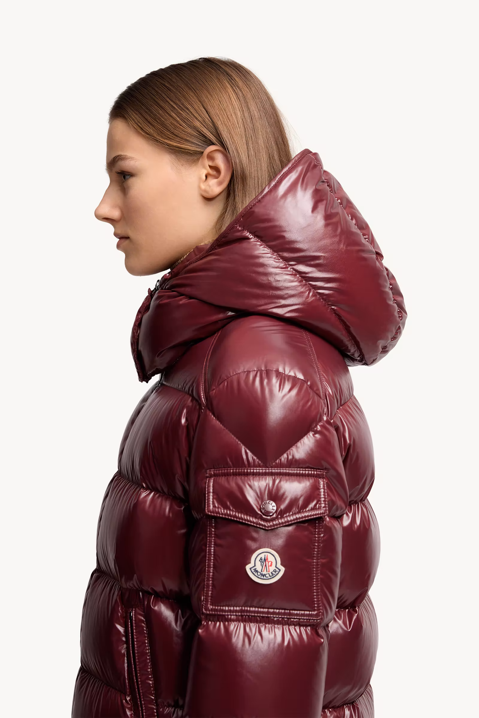 Maire Hooded Short Down Jacket