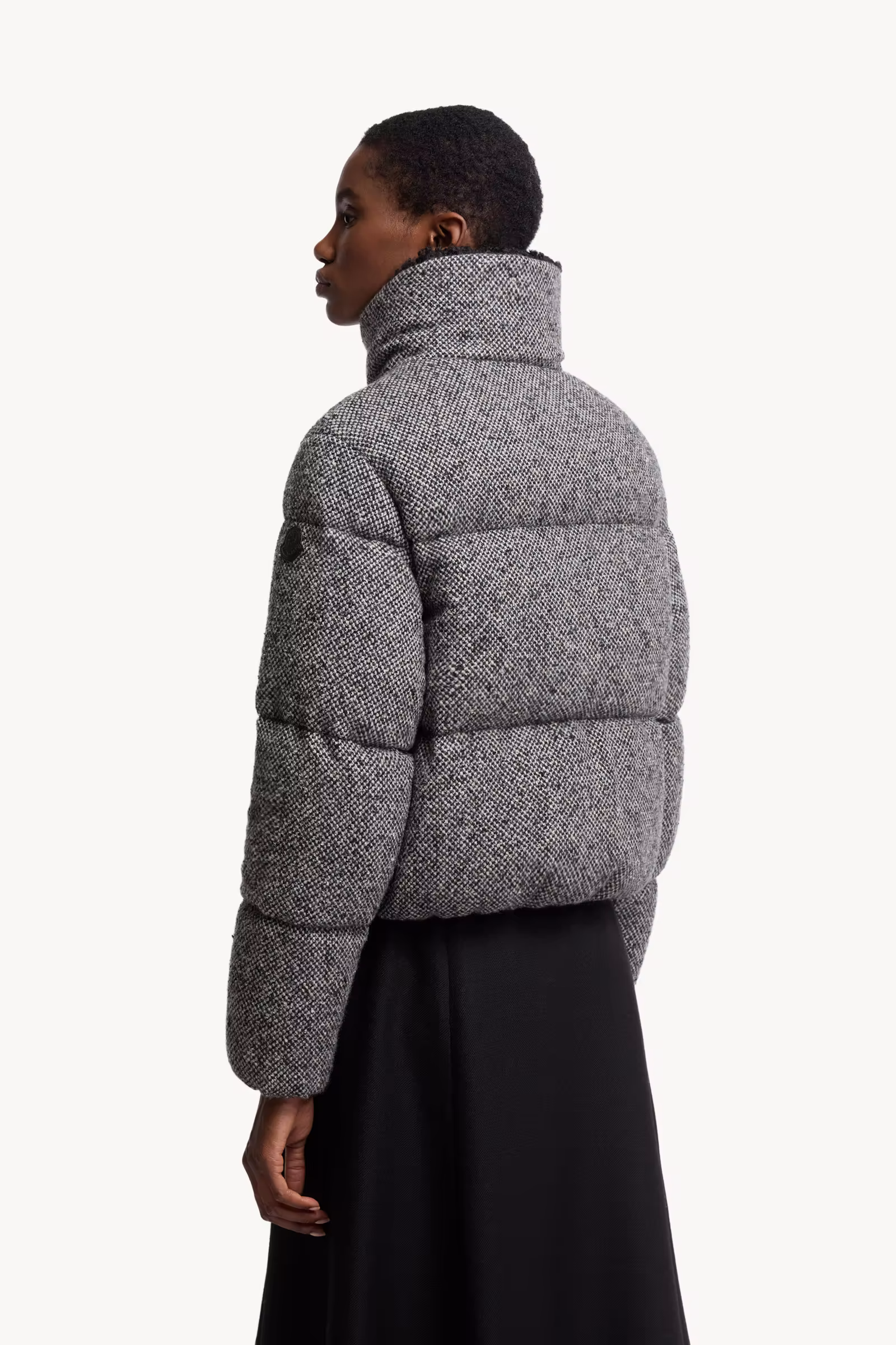 Careil Wool Bouclé Short Down Jacket
