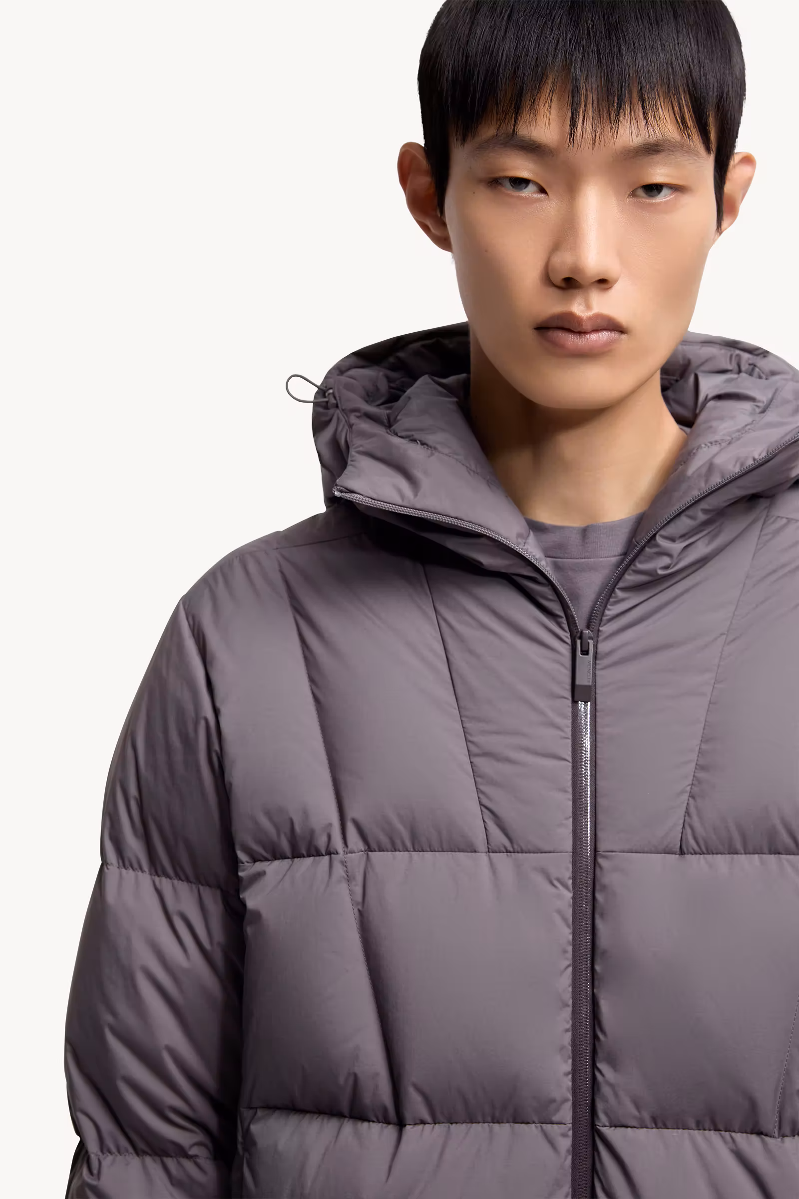 Fusain Hooded Short Down Jacket