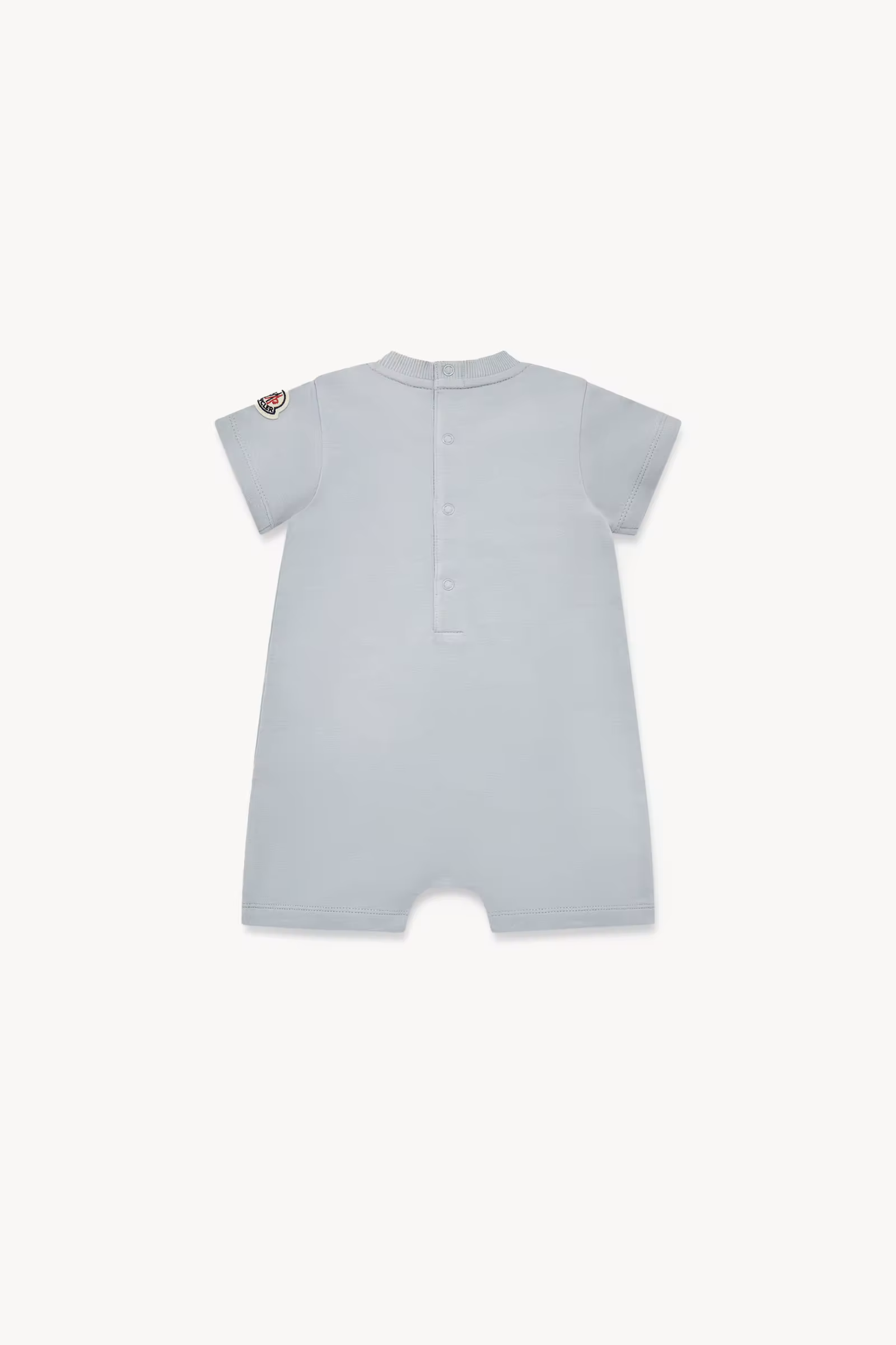 Teddy Bear Motif Cotton Romper