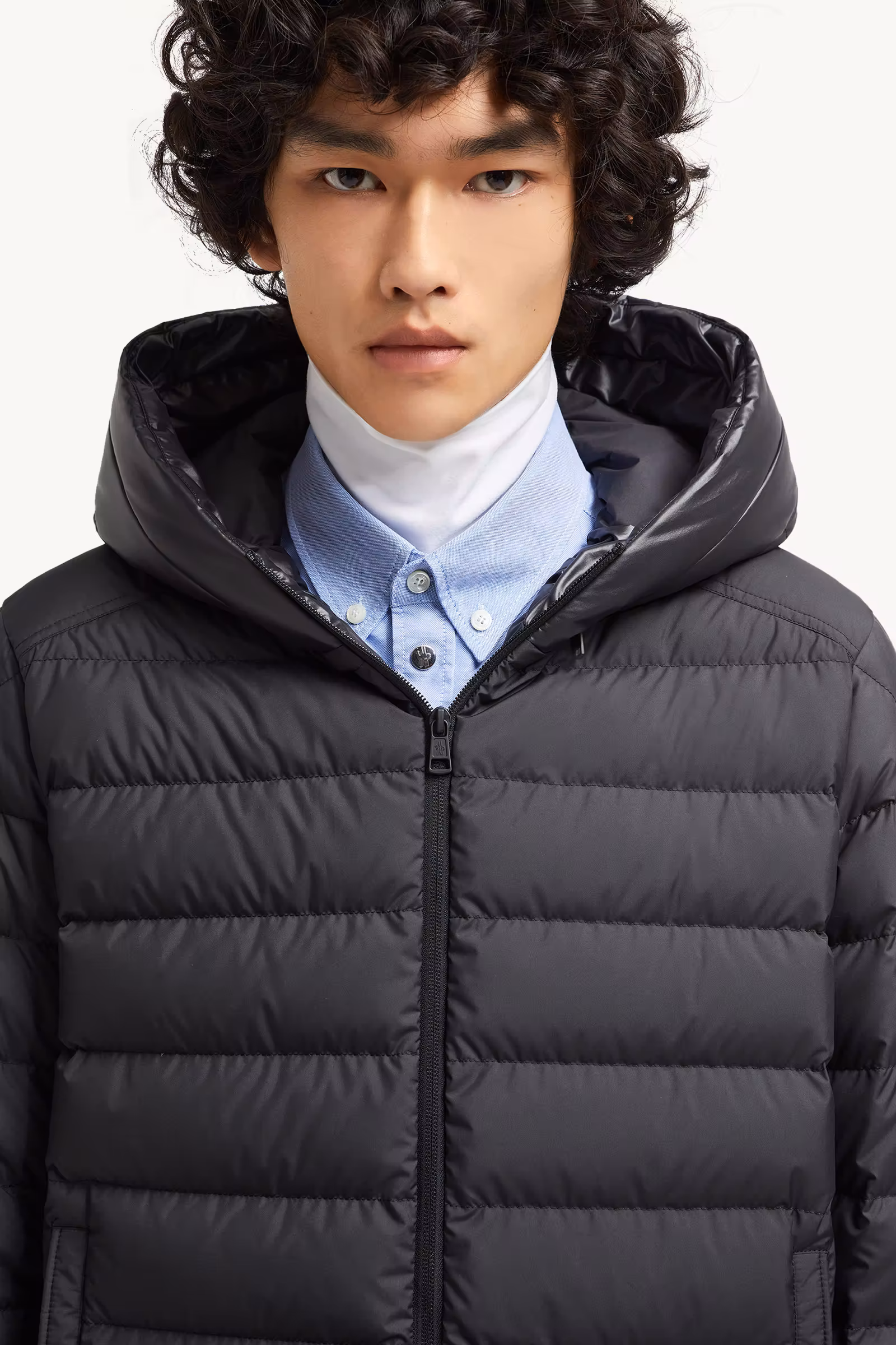 Chevrerie Hooded Short Down Jacket