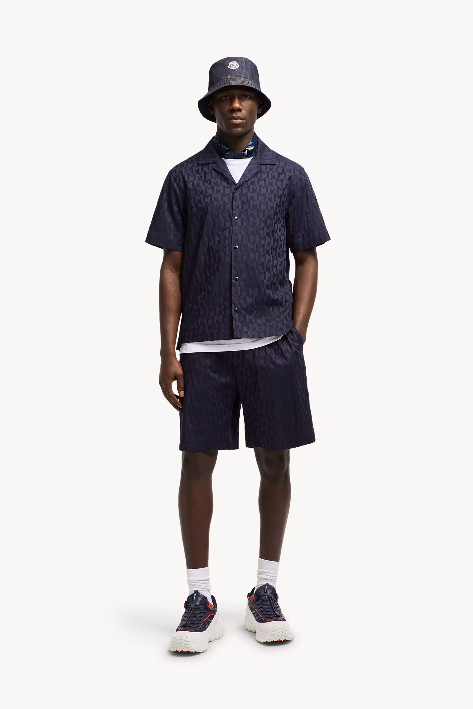 Monogram Jacquard Cotton Shorts