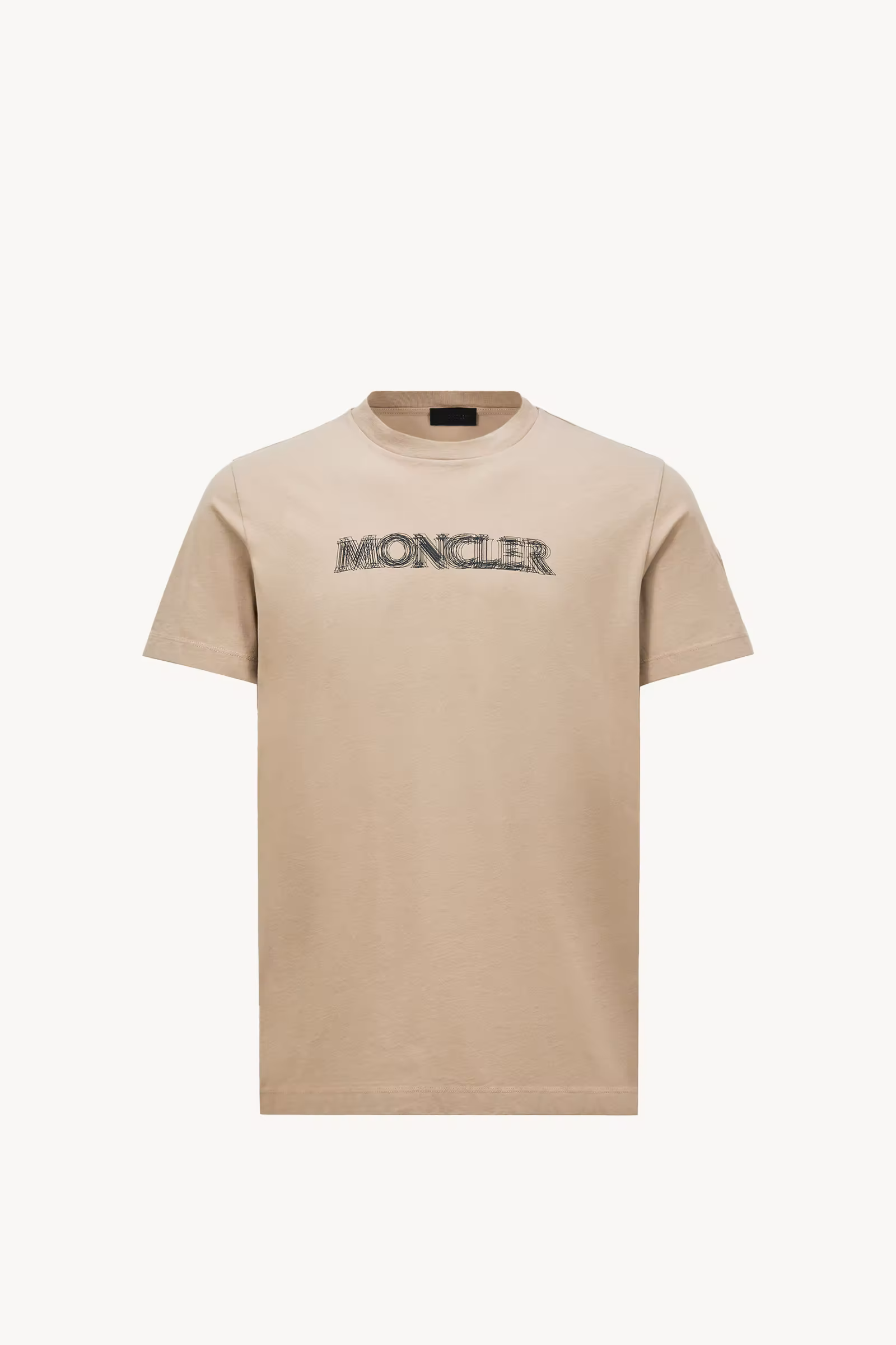 Blurred Logo Cotton T-Shirt