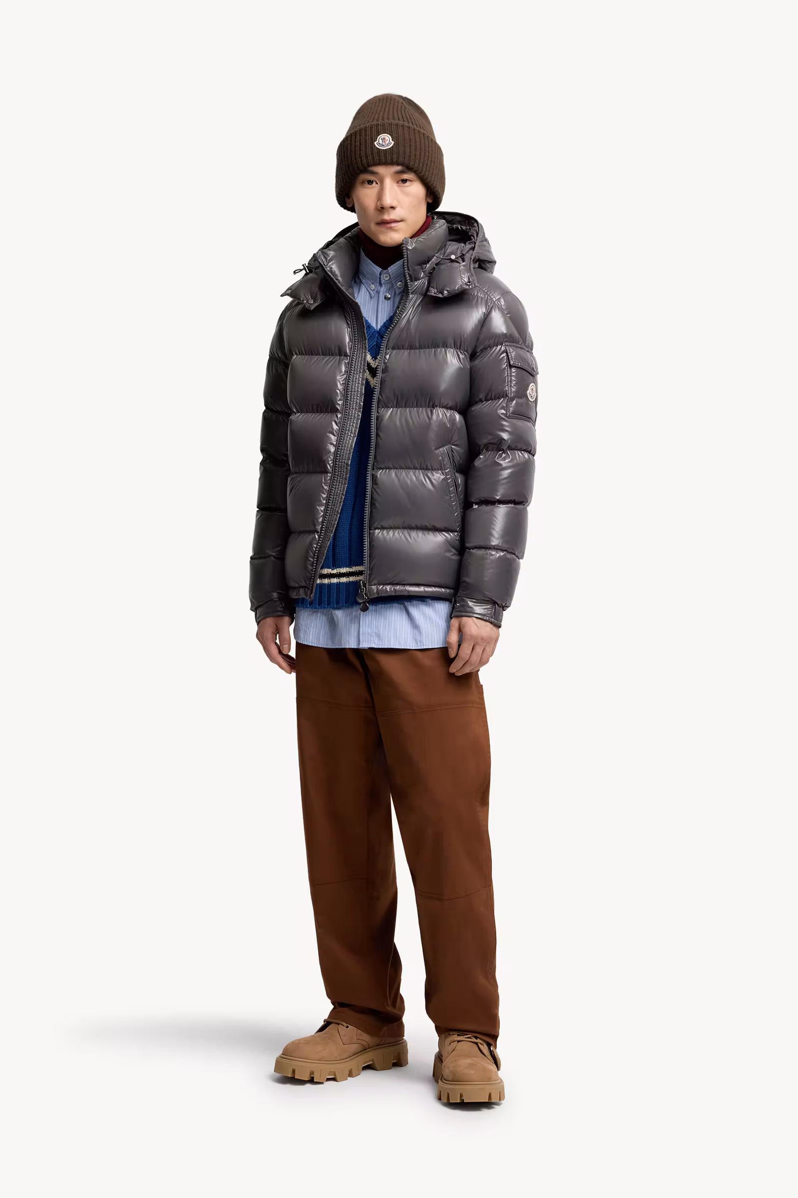 Moncler Maya Hooded Short Down Jacket