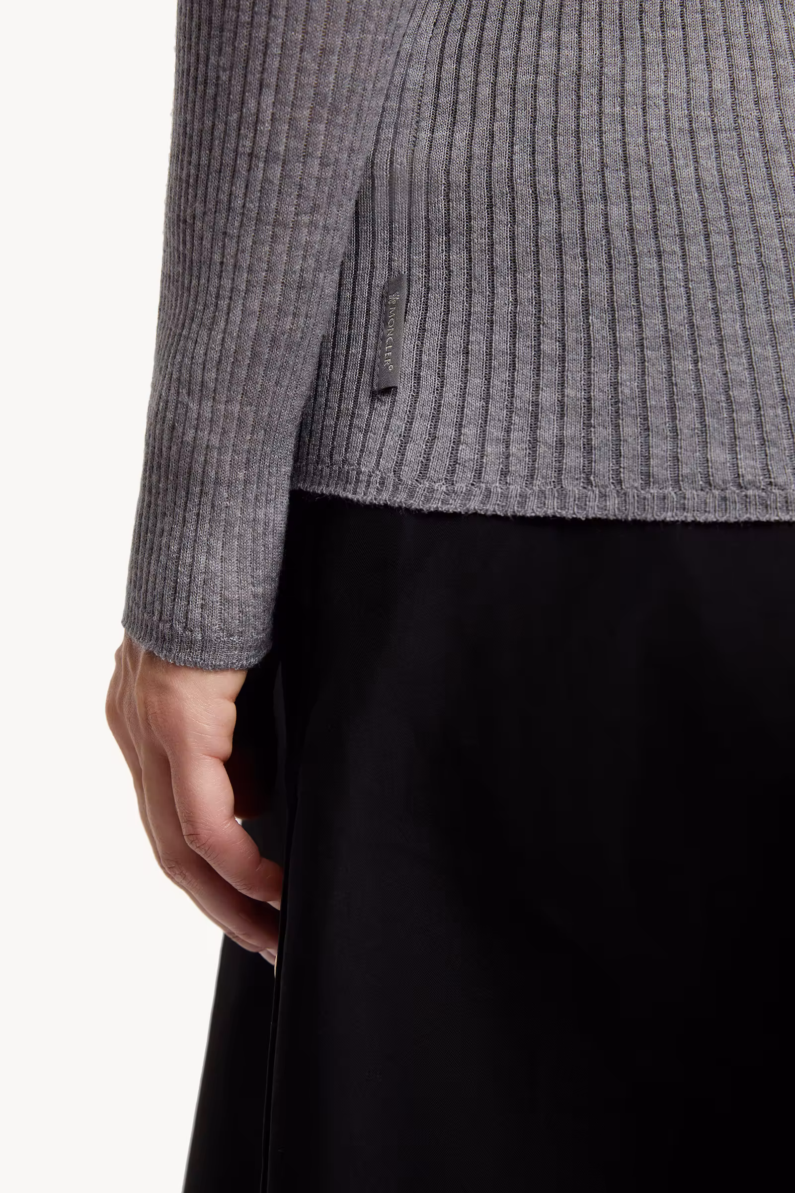 Wool Long Sleeve Polo Shirt